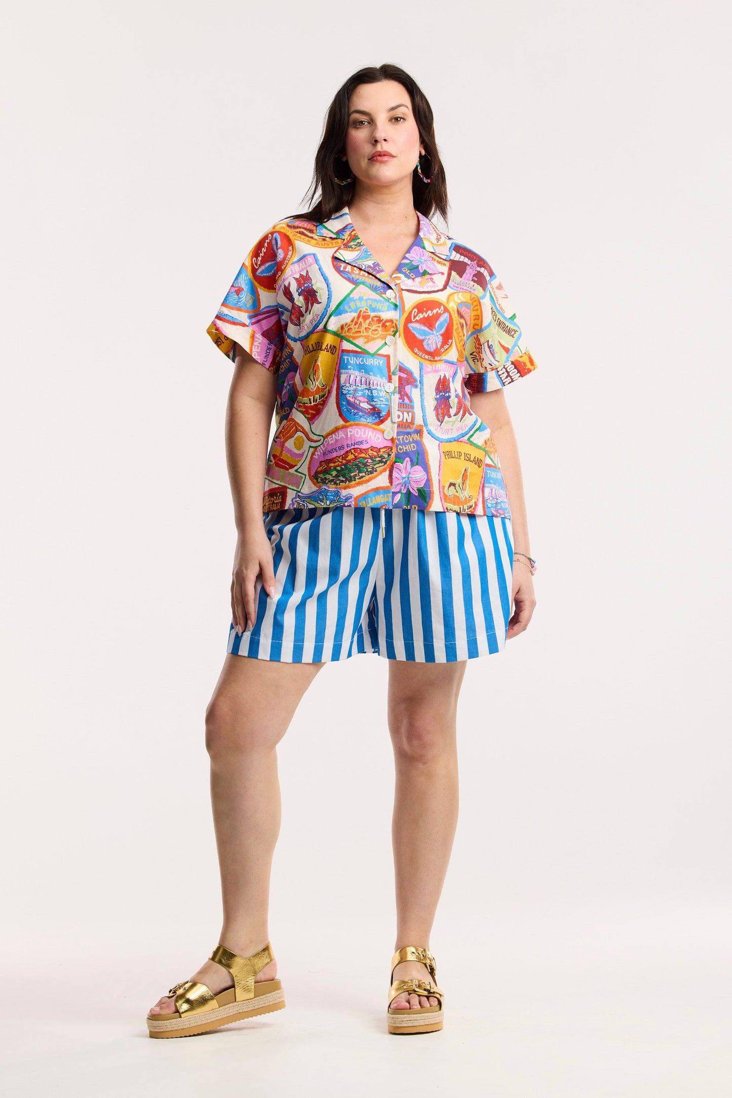 Short a Righe Pacifica