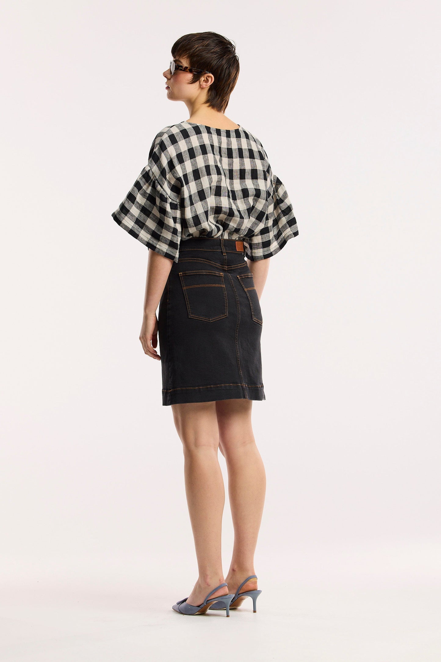 Blusa a quadri Laneway