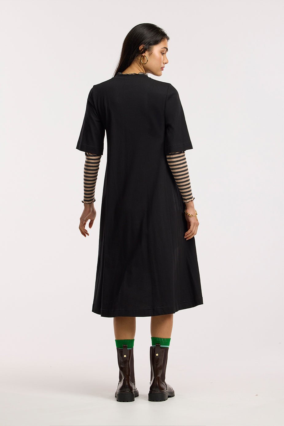 Vestito midi organico Traveller