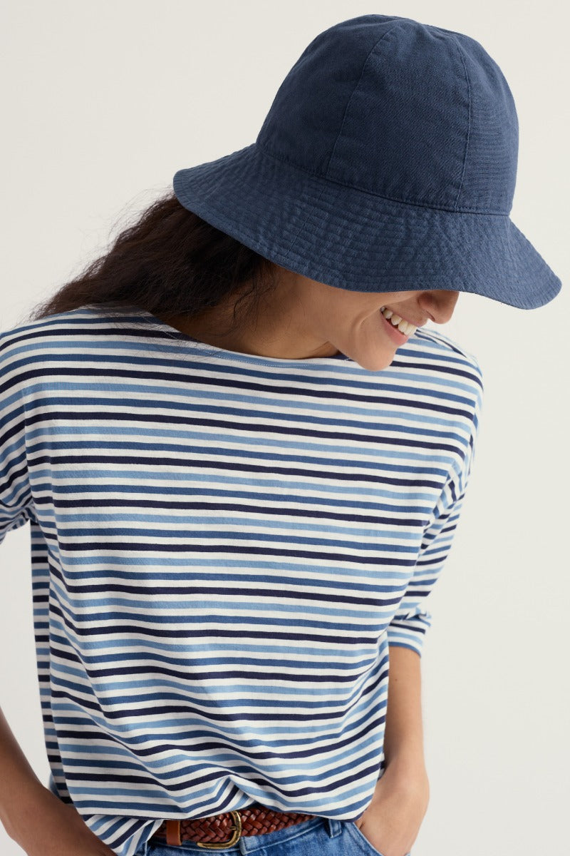 Chapeau de soleil en coton recyclé Celia