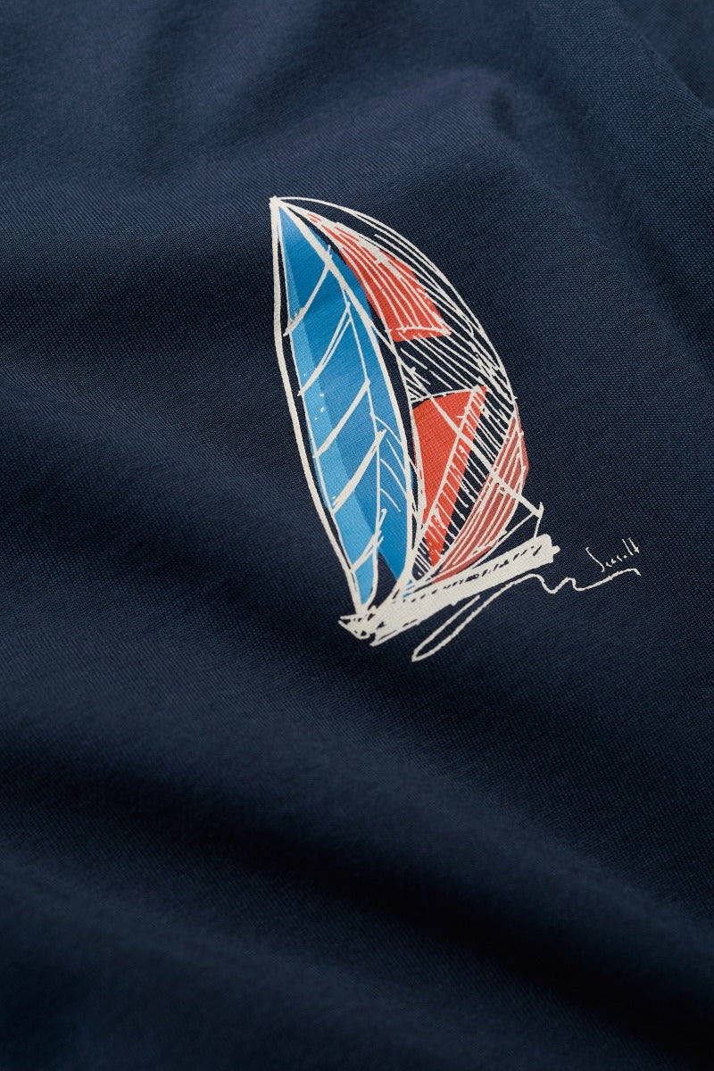 T-Shirt Uomo Loggerhead in Cotone Organico