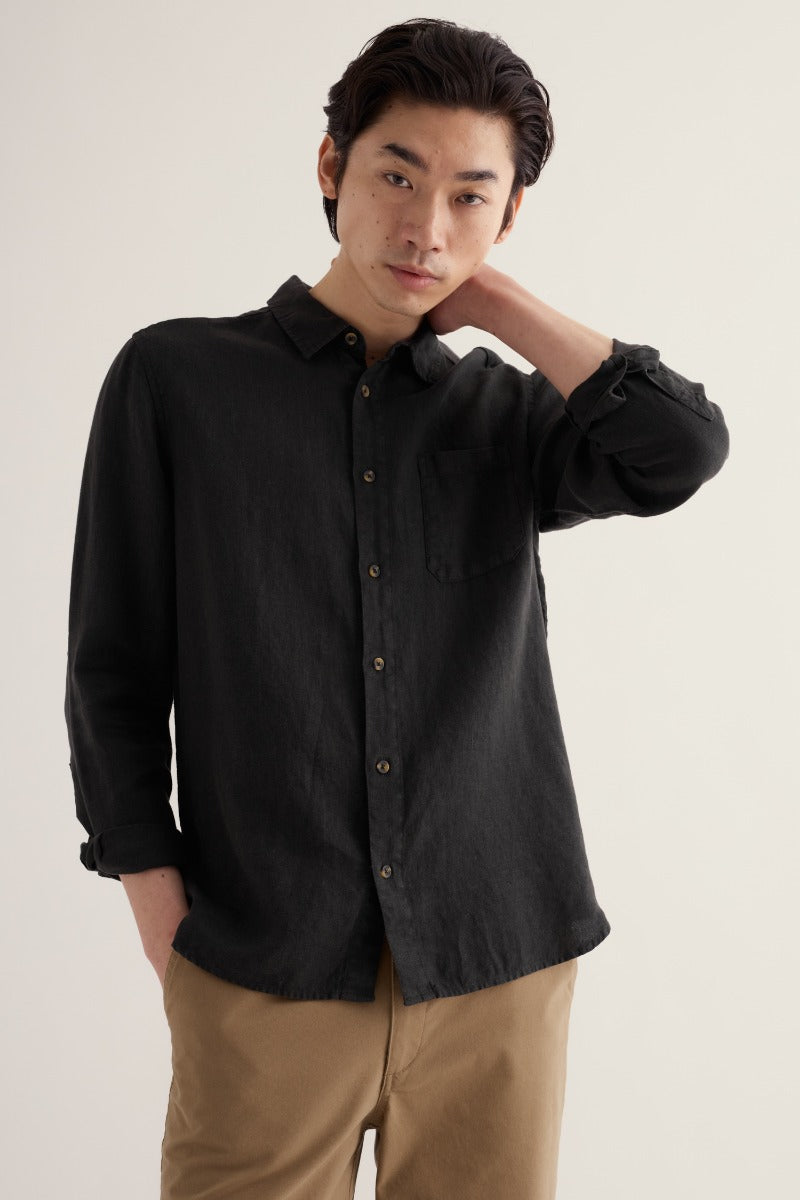 Camicia Uomo in Lino Curator