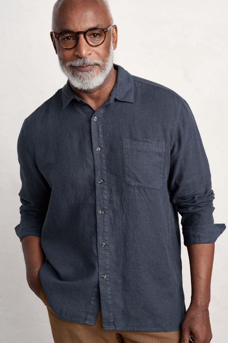 Camicia Uomo in Lino Curator