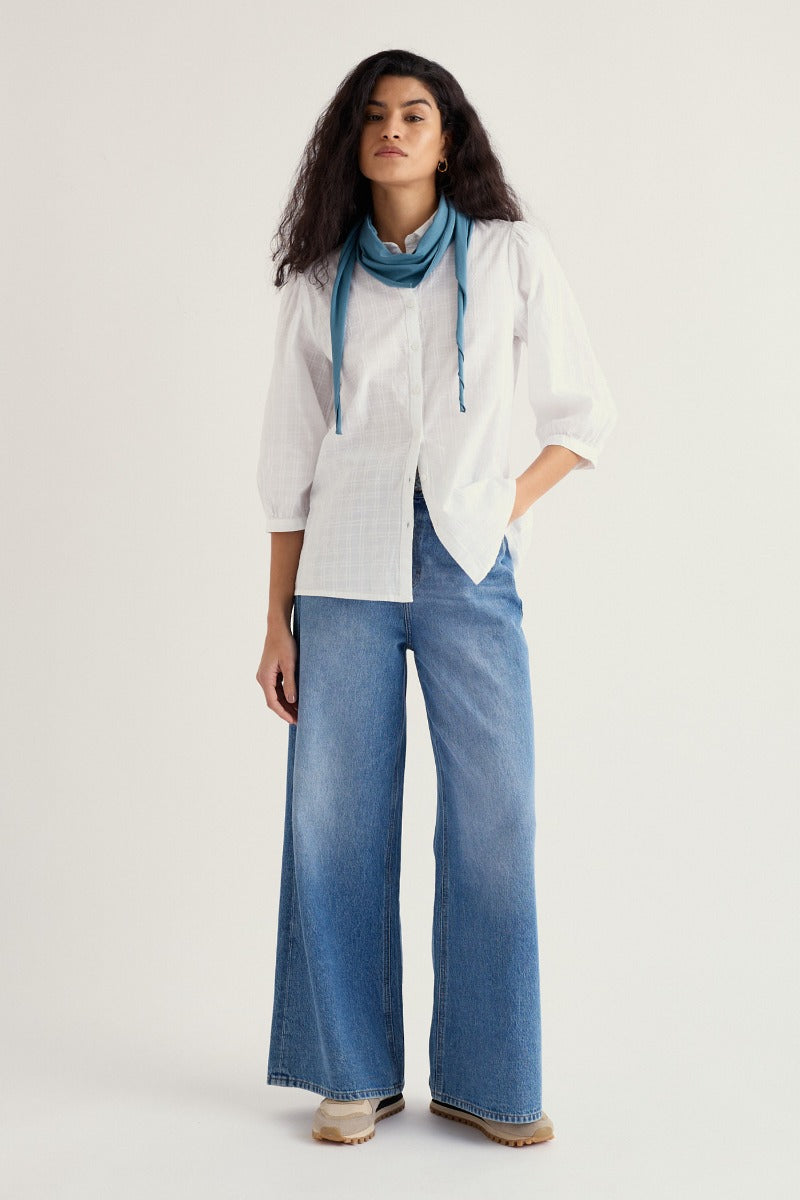 Blusa a quadretti Hope Cottage in cotone biologico