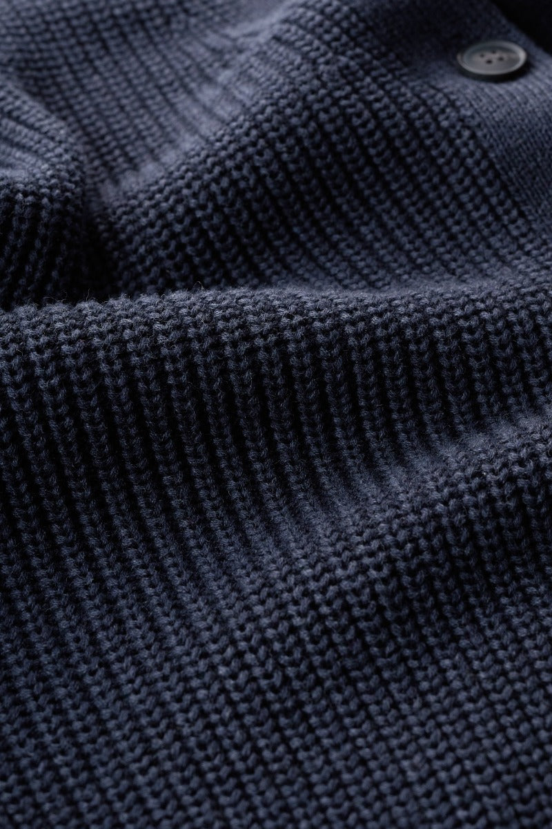 Cardigan Cniotáilte Cadáis Orgánach Winding Creek