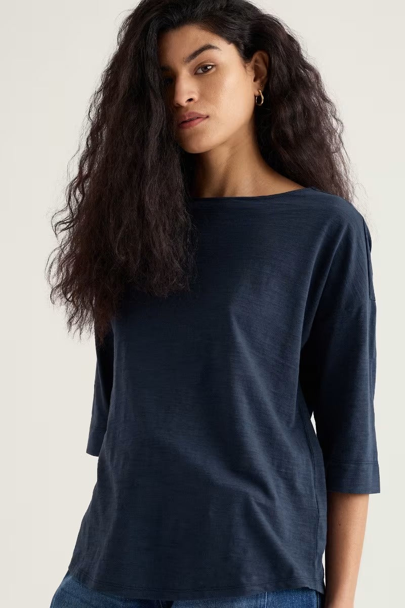 Haut Tremayne Quay Jersey en coton biologique GOTS