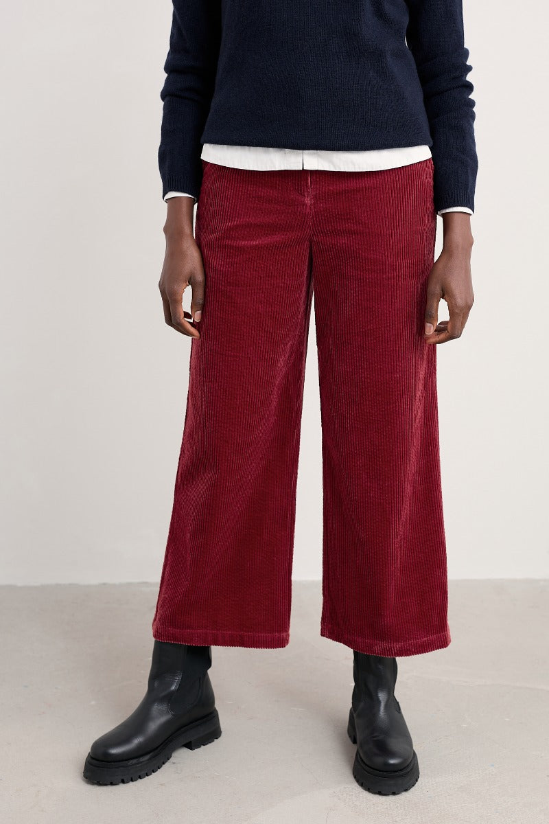 Pantaloni in Velluto a Coste Asphodel