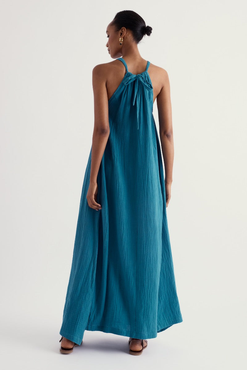 Robe Belowda en double gaze de coton biologique certifié GOTS