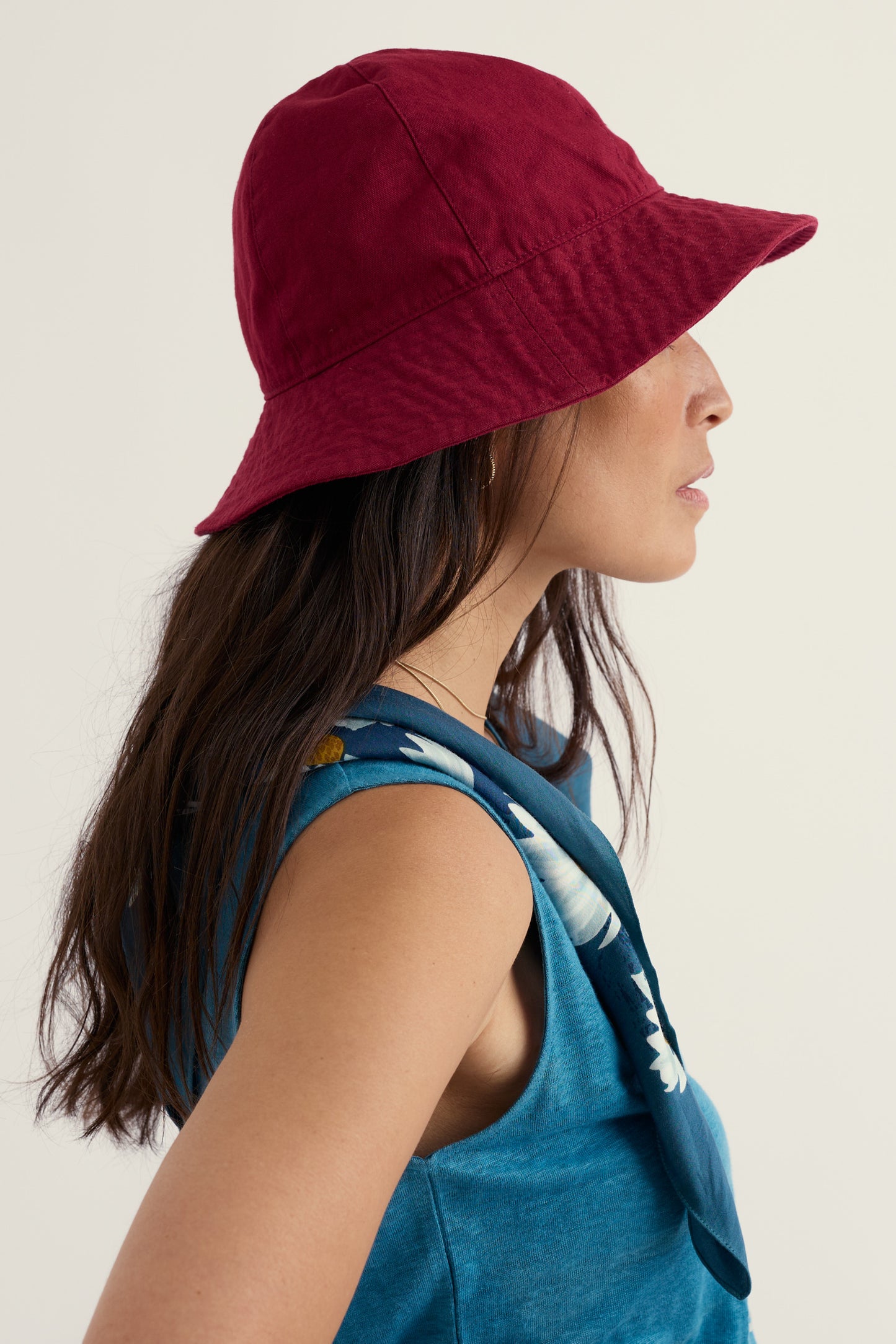 Chapeau de soleil en coton recyclé Celia