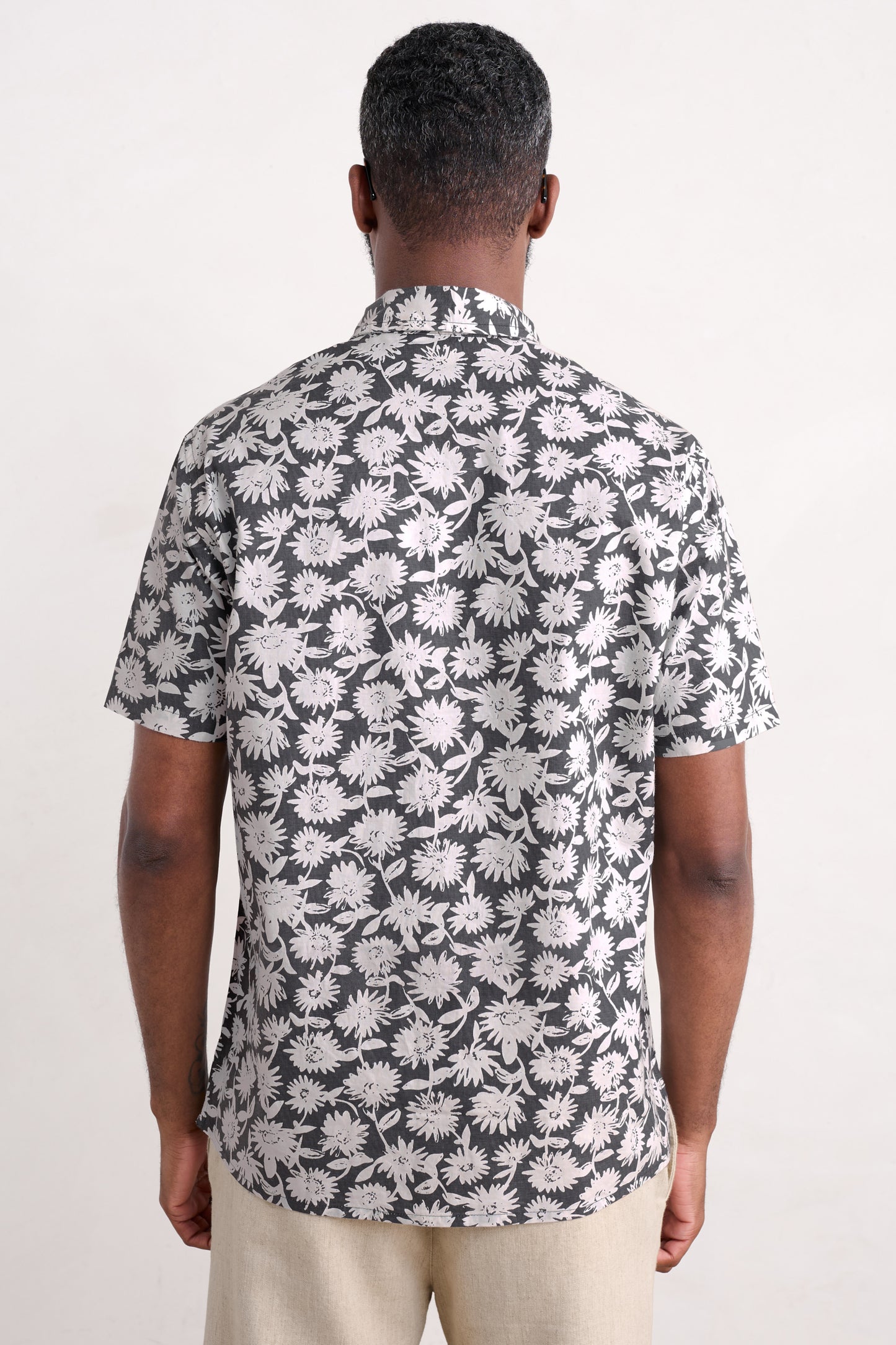 Chemise Barque à manches courtes en coton biologique pour homme