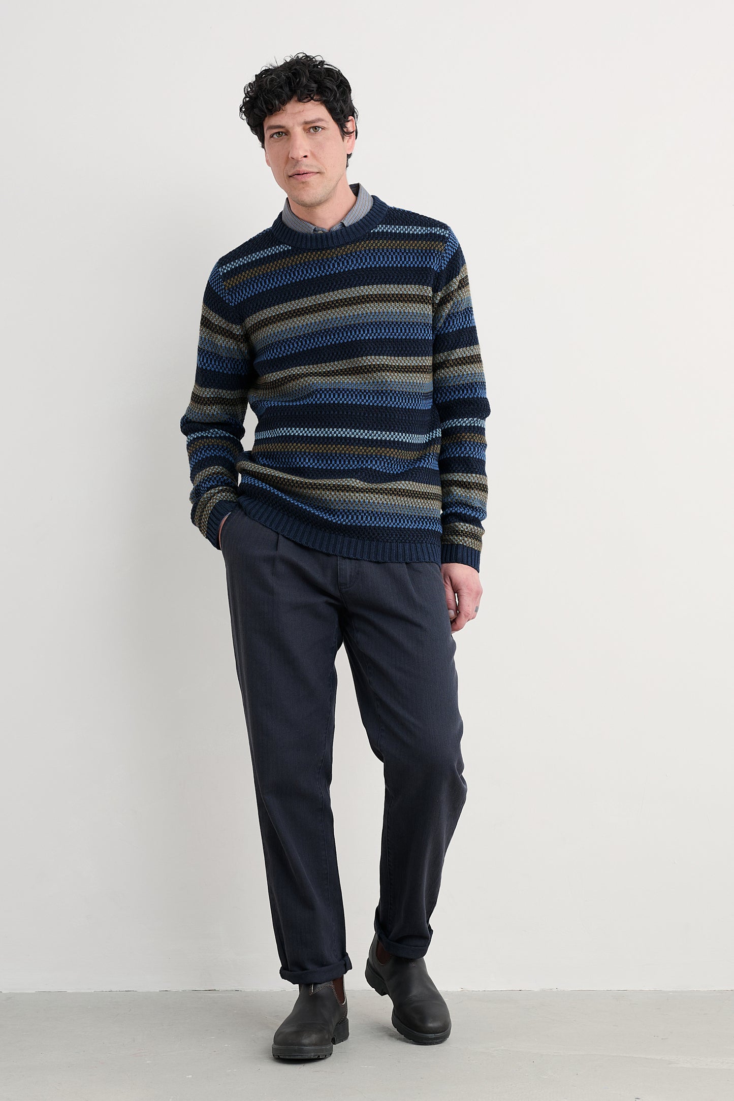 Pull rayé Tynwen pour homme