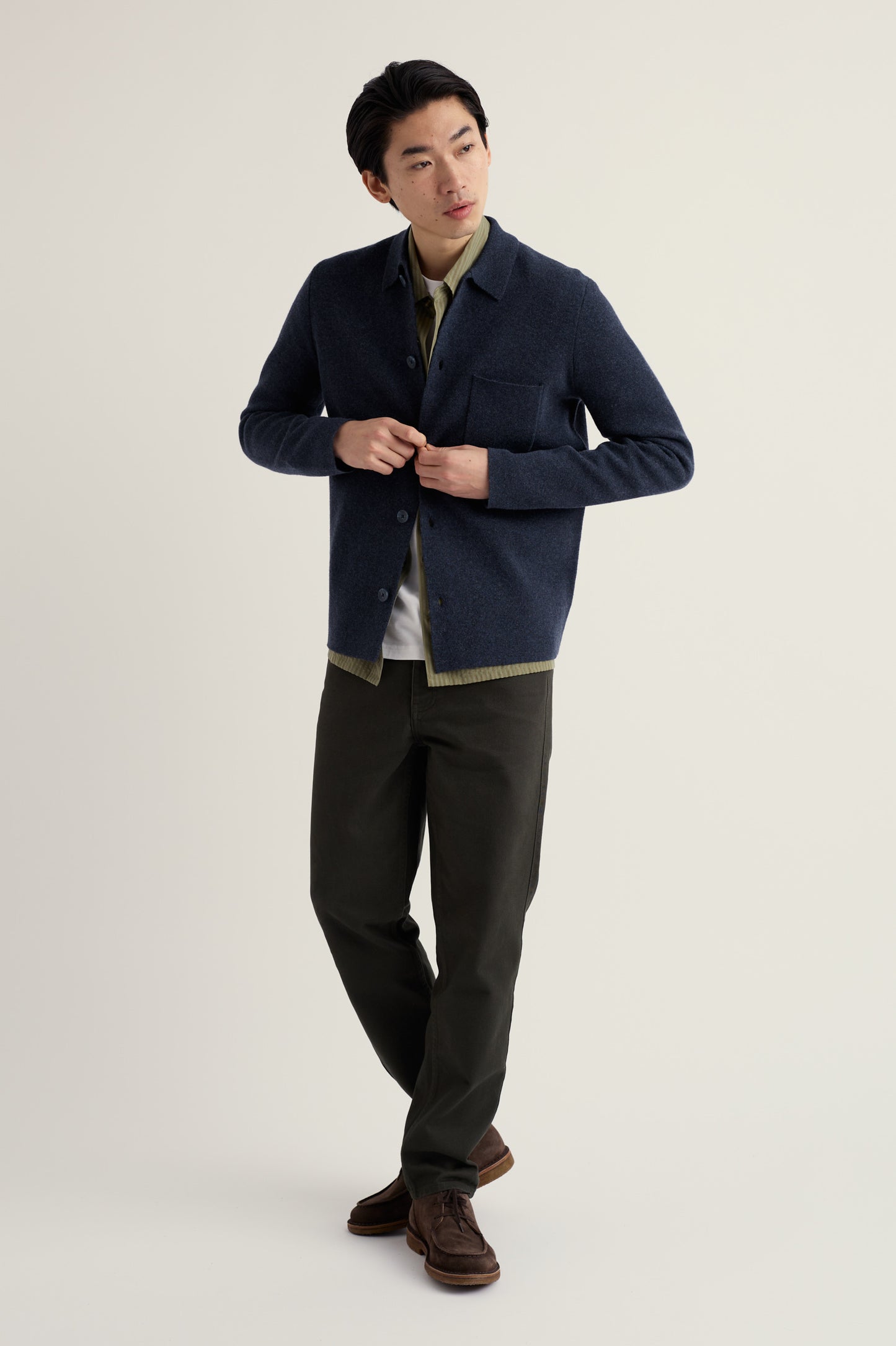 Overshirt Uomo Boconnoc Lavorata a Maglia