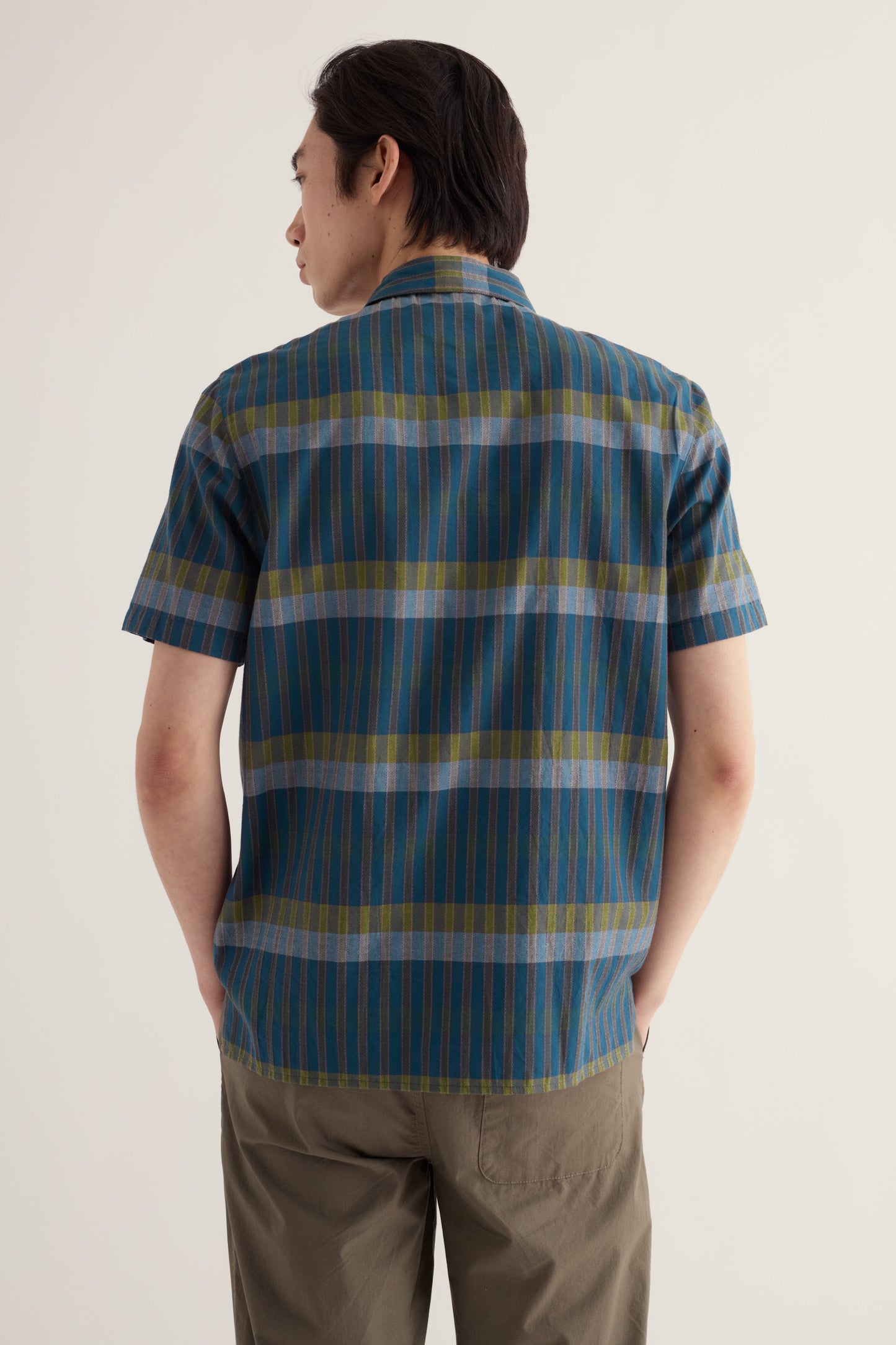 Chemise rayée en fil teint Ropecraft pour homme
