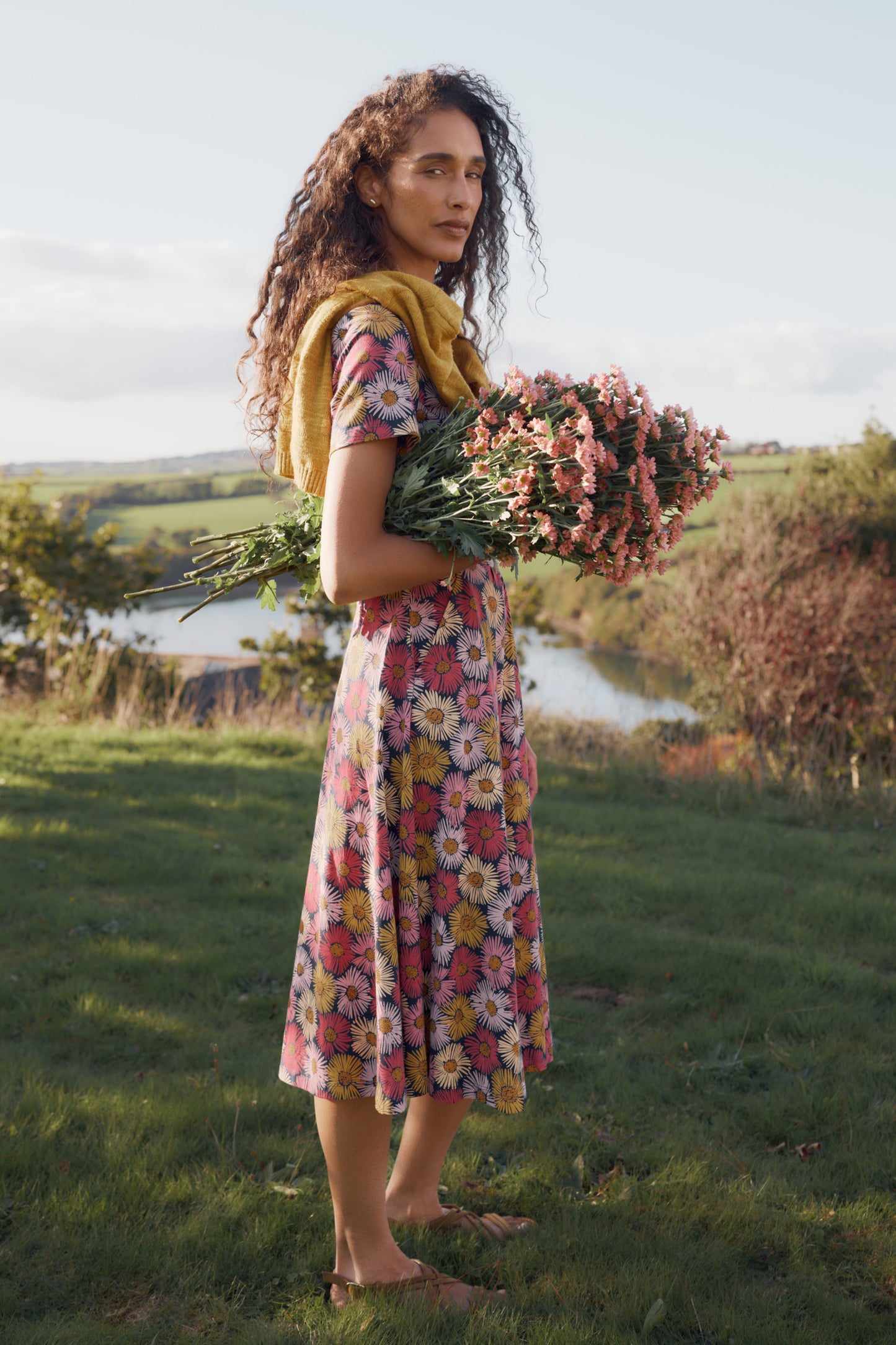 Robe à manches courtes April