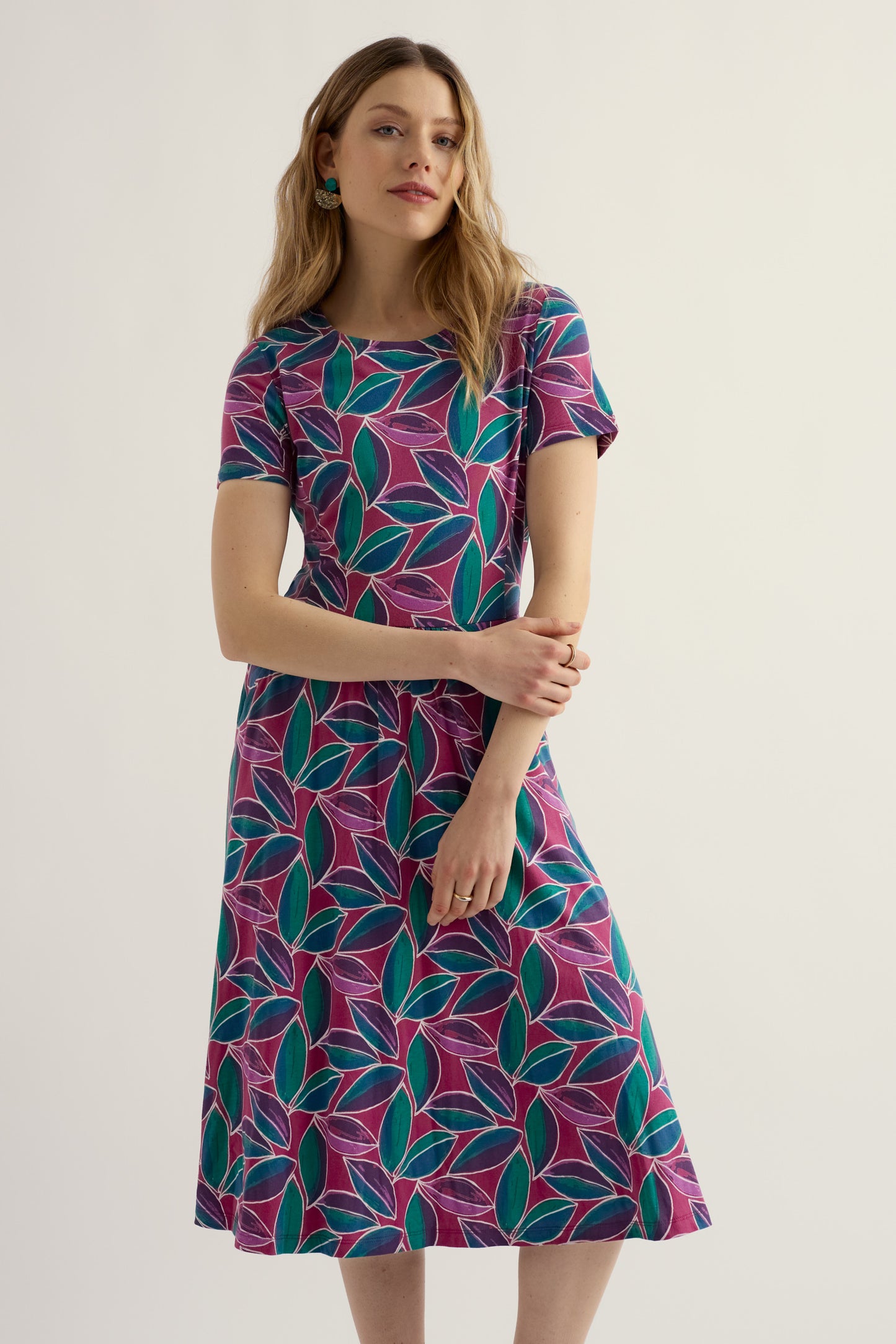 Robe à manches courtes April