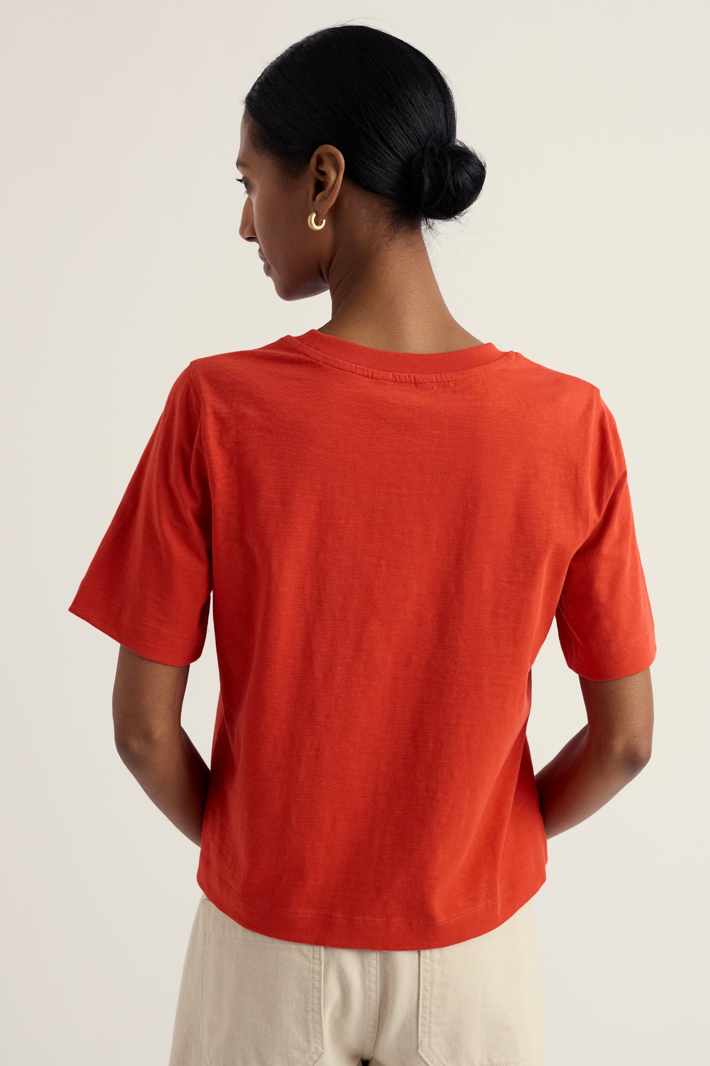 T-shirt uni Copseland en jersey de coton biologique certifié GOTS