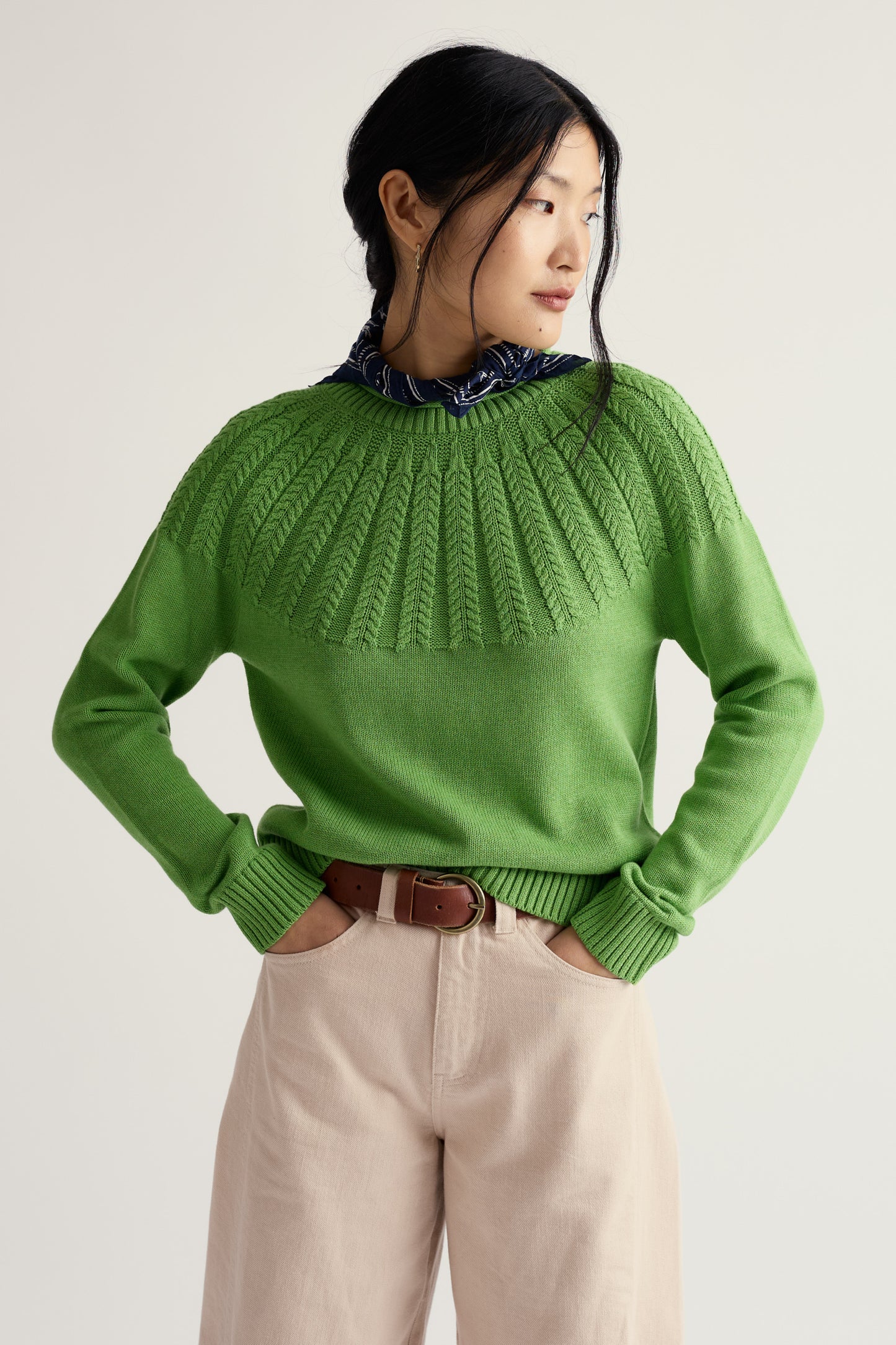 Maglione Stone Chat in Cotone Organico