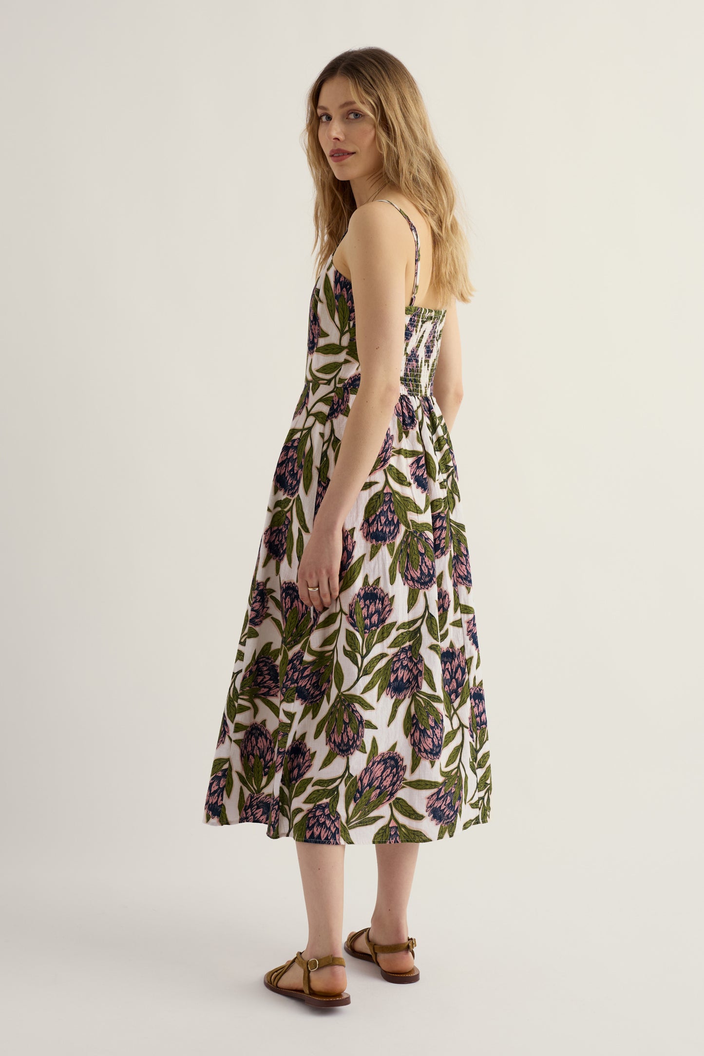 Vestito Midi Senza Maniche Madern