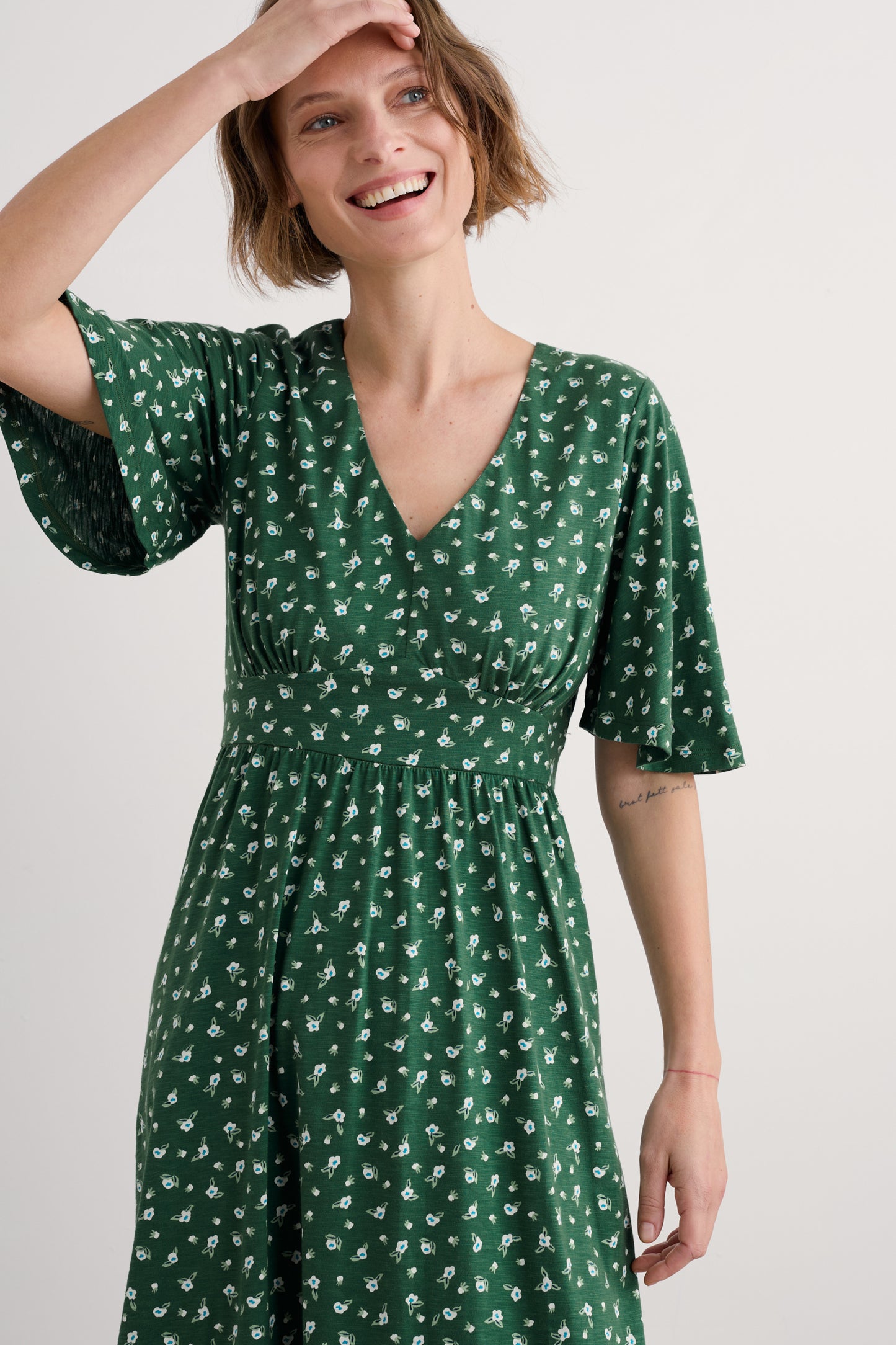 Robe longue demi-manches Chateaux