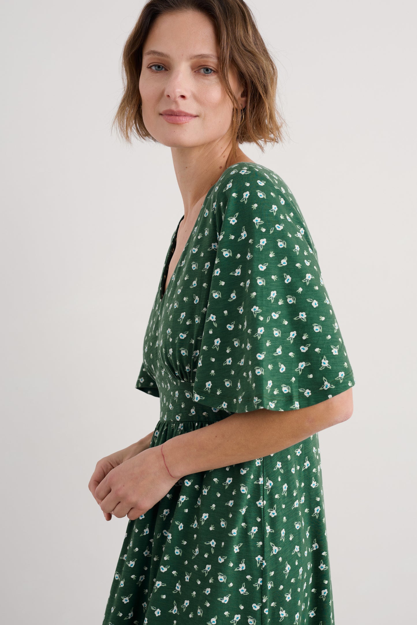 Robe longue demi-manches Chateaux