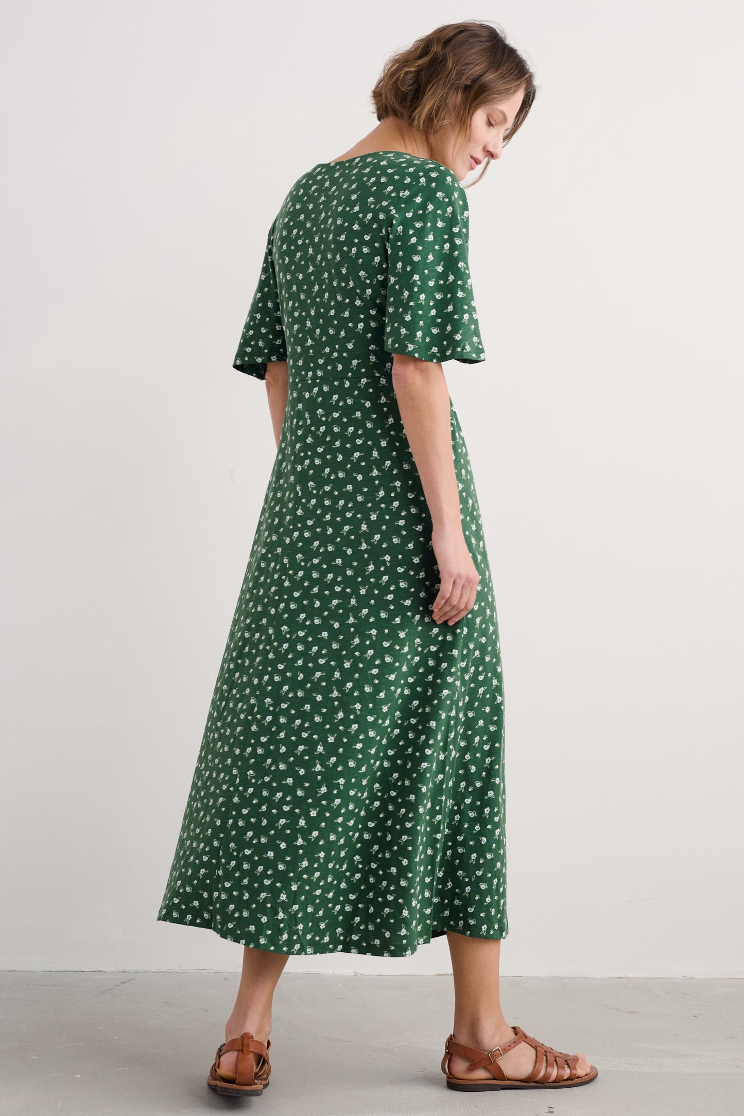 Robe longue demi-manches Chateaux
