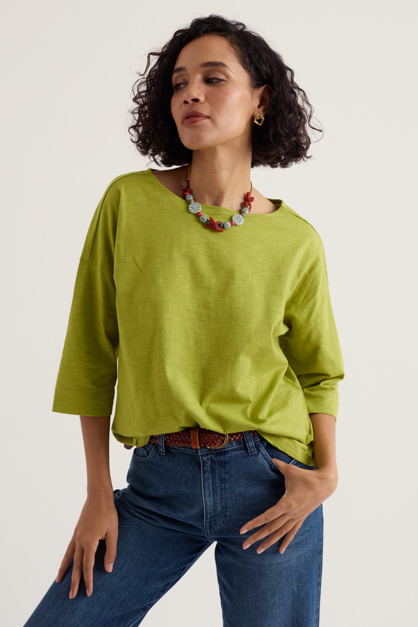 Haut Tremayne Quay Jersey en coton biologique GOTS