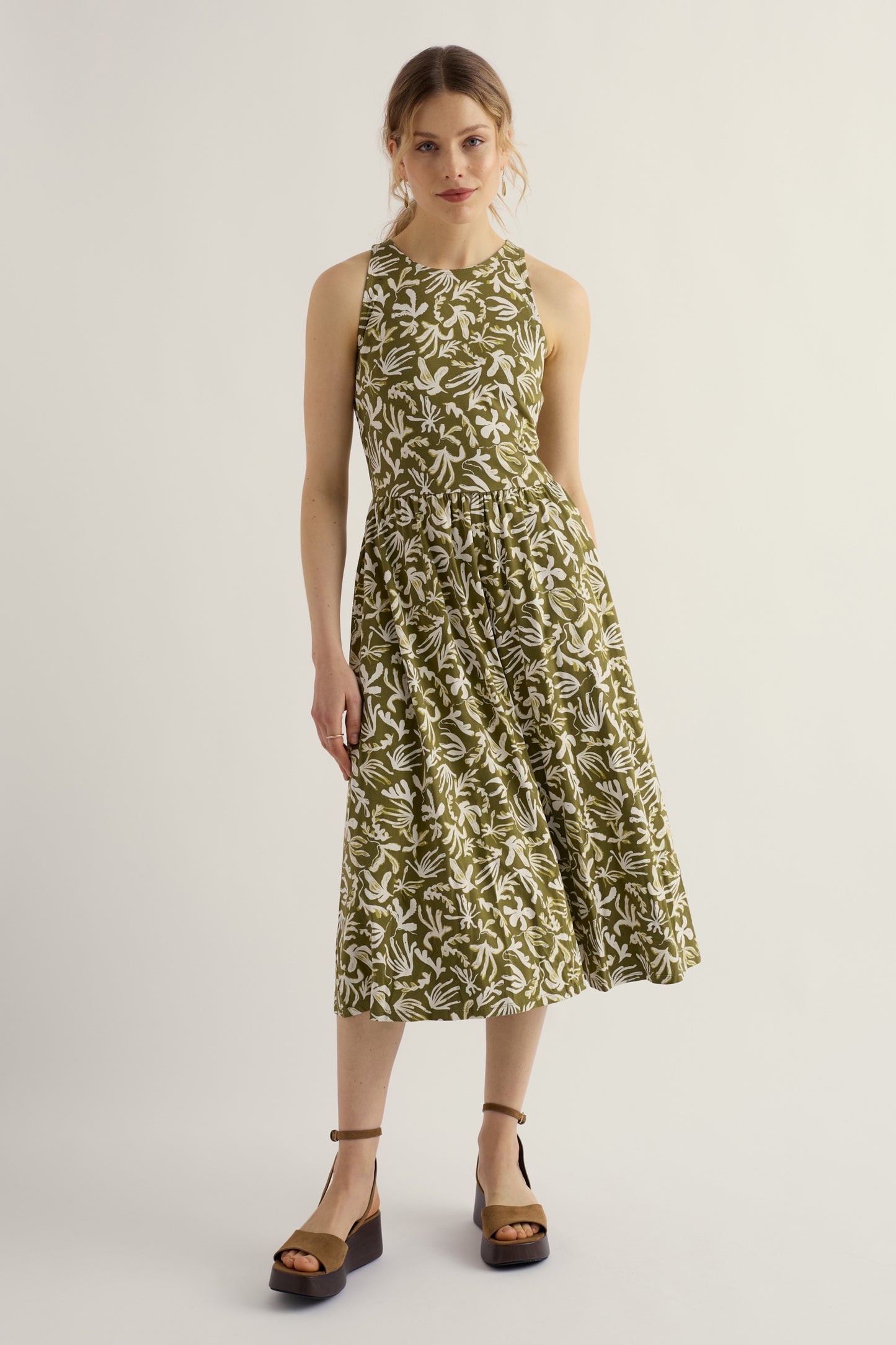 Robe Porthmeor Wave en jersey de coton biologique certifié GOTS
