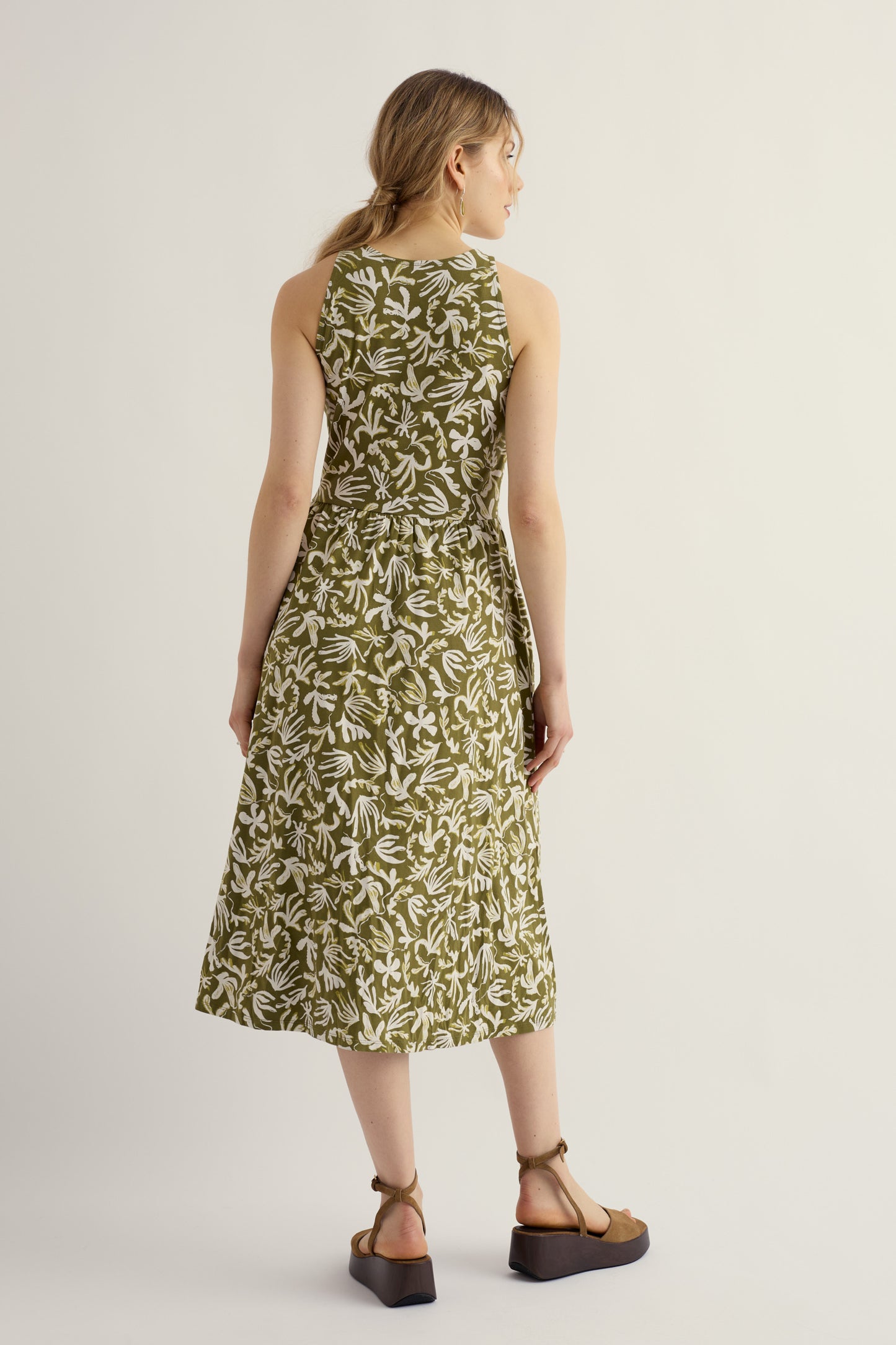 Robe Porthmeor Wave en jersey de coton biologique certifié GOTS