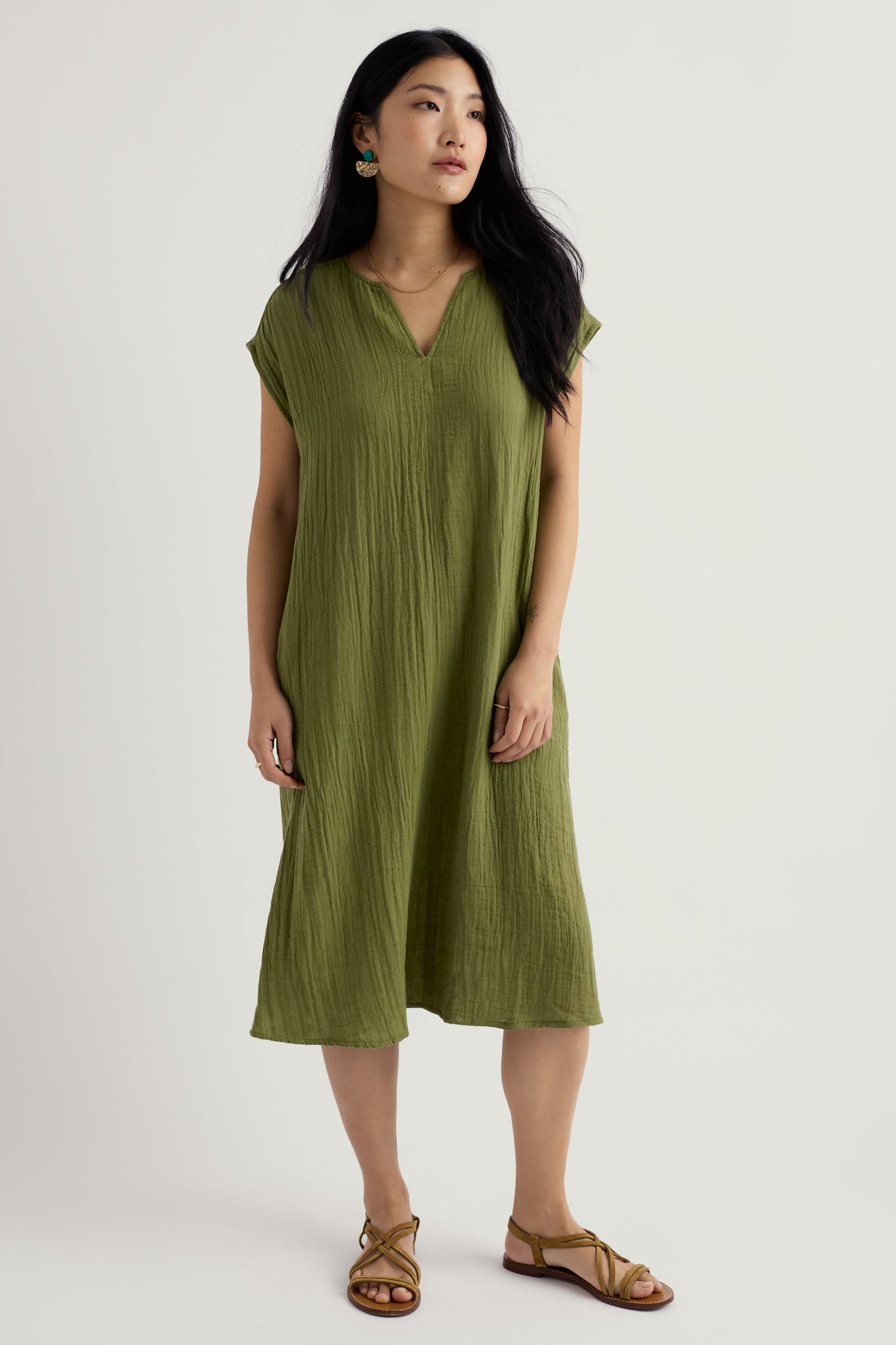 Robe Sand Patterns en coton biologique certifié GOTS
