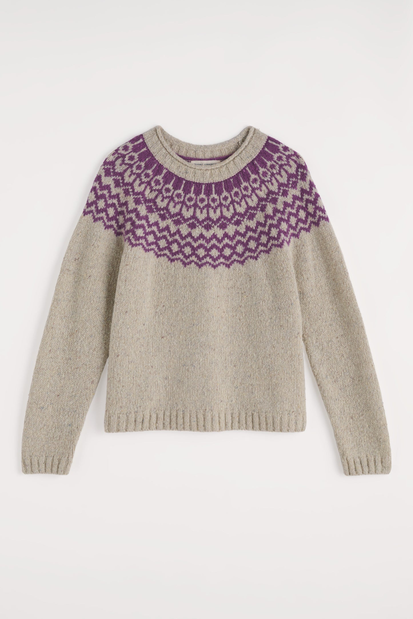 Pull Fair Isle Port Kinnis en mérinos