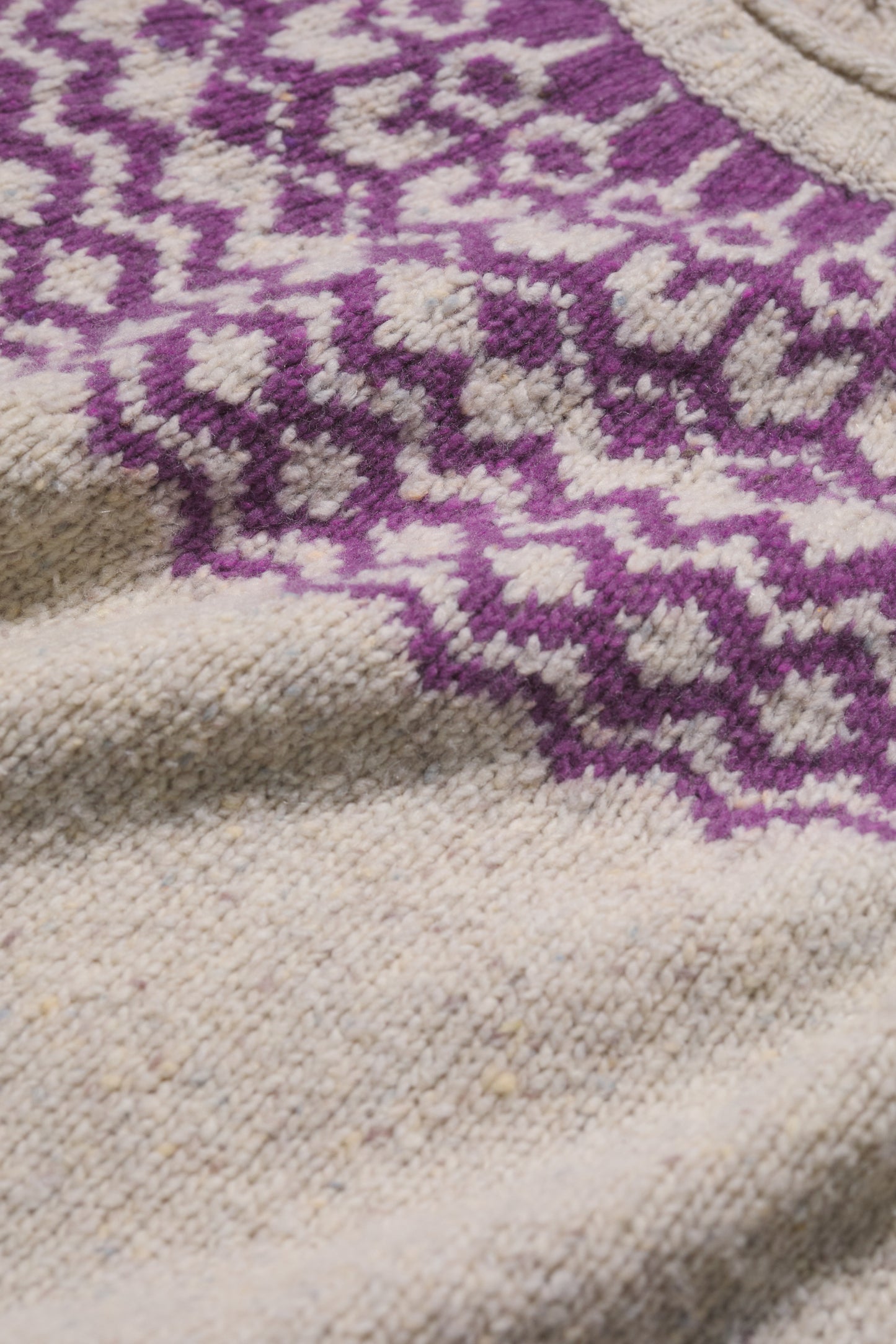 Pull Fair Isle Port Kinnis en mérinos
