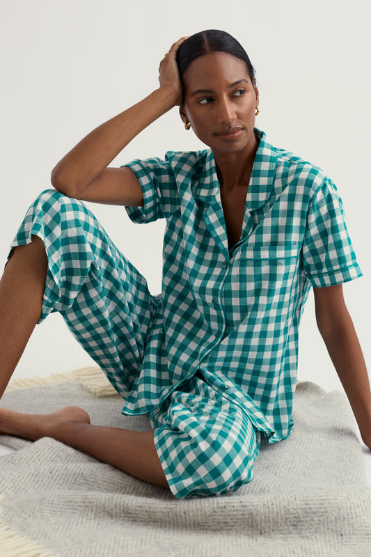 Pyjama manches courtes Oiseau sur son nid