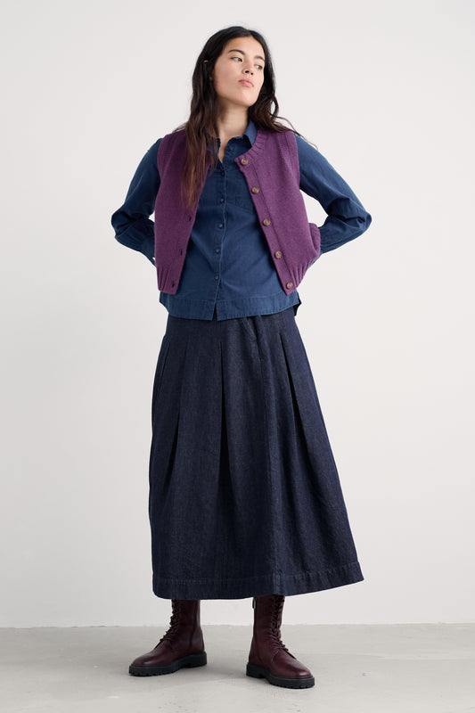 Gilet Derwenn con bottoni  