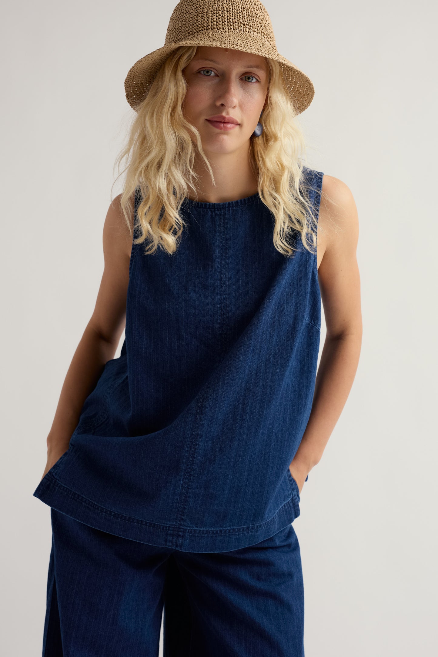 Gilet Camomille en coton biologique certifié GOTS
