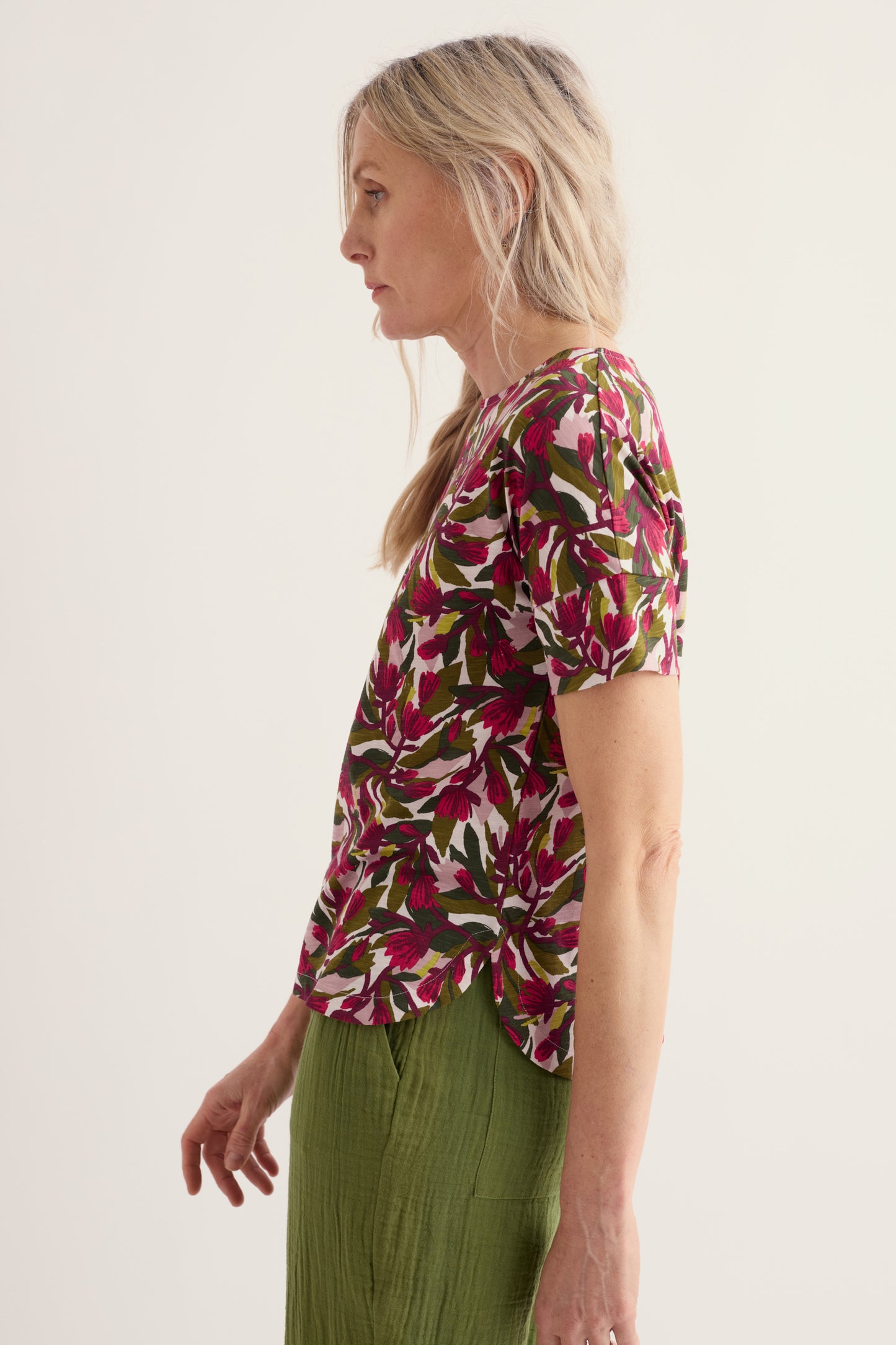 T-shirt imprimé Bryher View en coton biologique GOTS