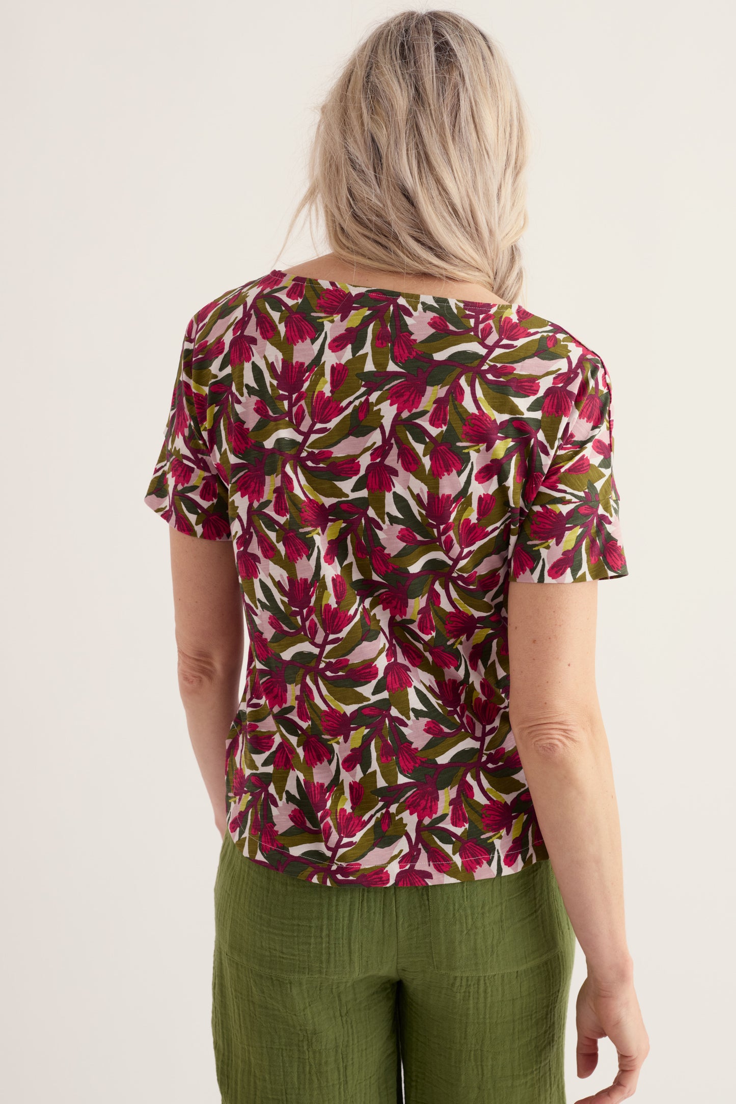 T-shirt imprimé Bryher View en coton biologique GOTS