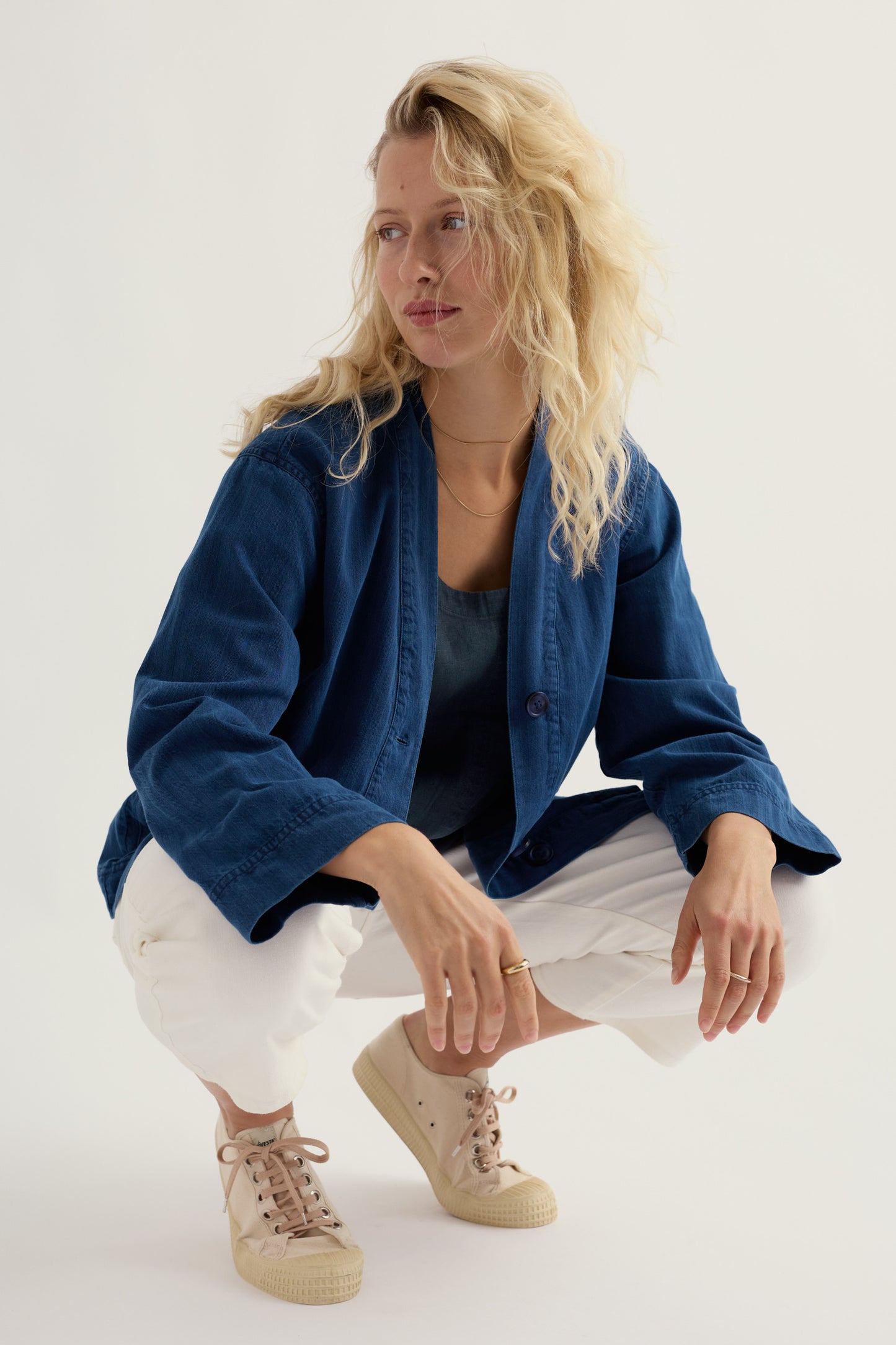 Giacca in Denim Penwerris in Cotone Organico GOTS