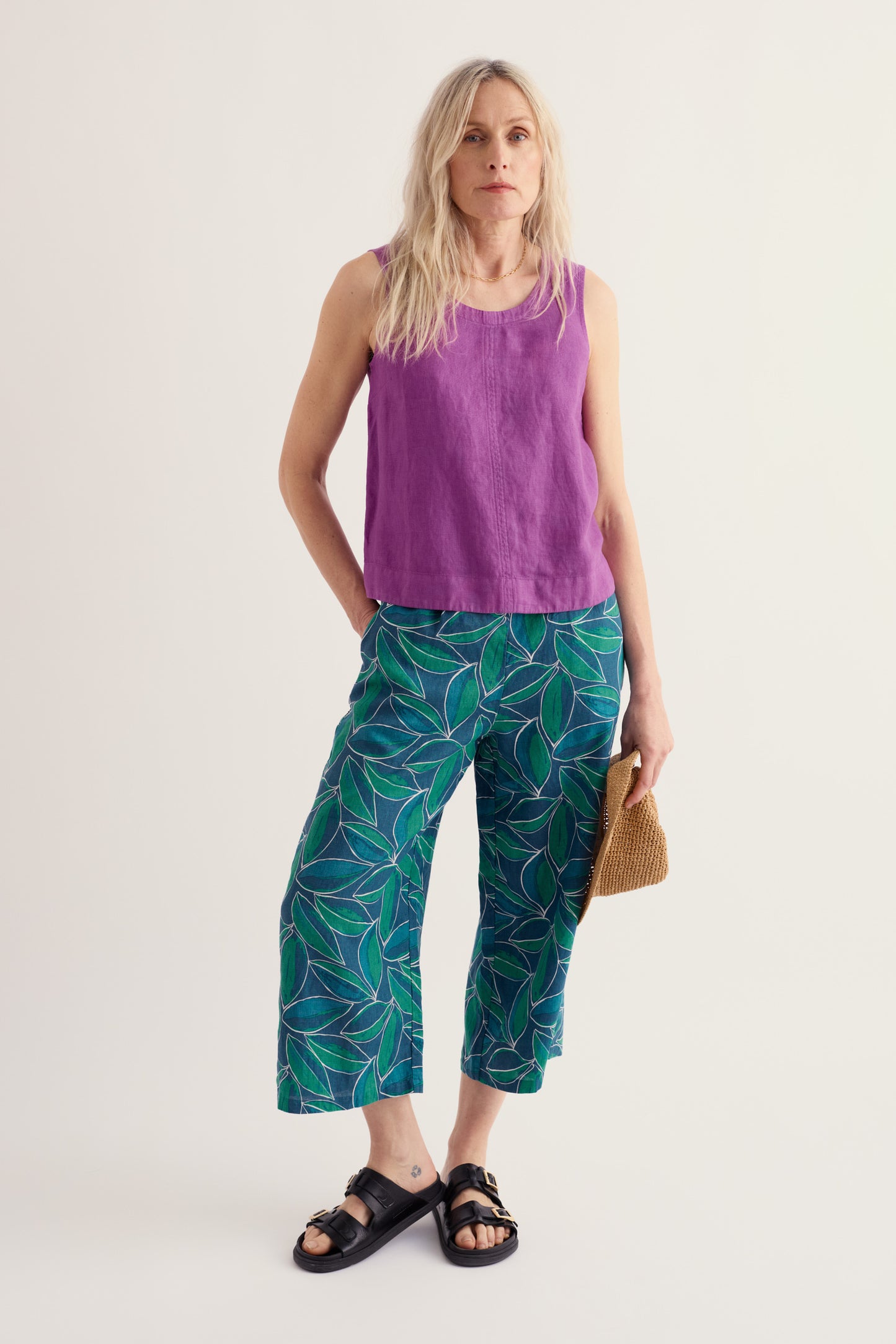 Gilet en lin « Lighthouse Station »