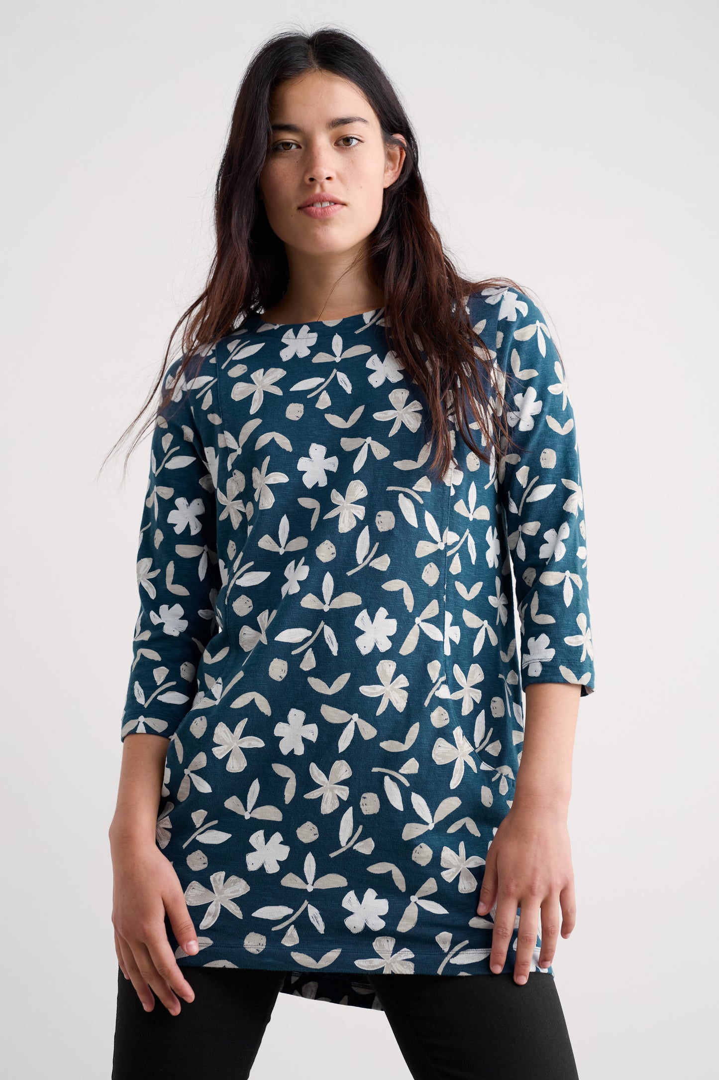 Tunique de cueillette en jersey de coton biologique certifié GOTS