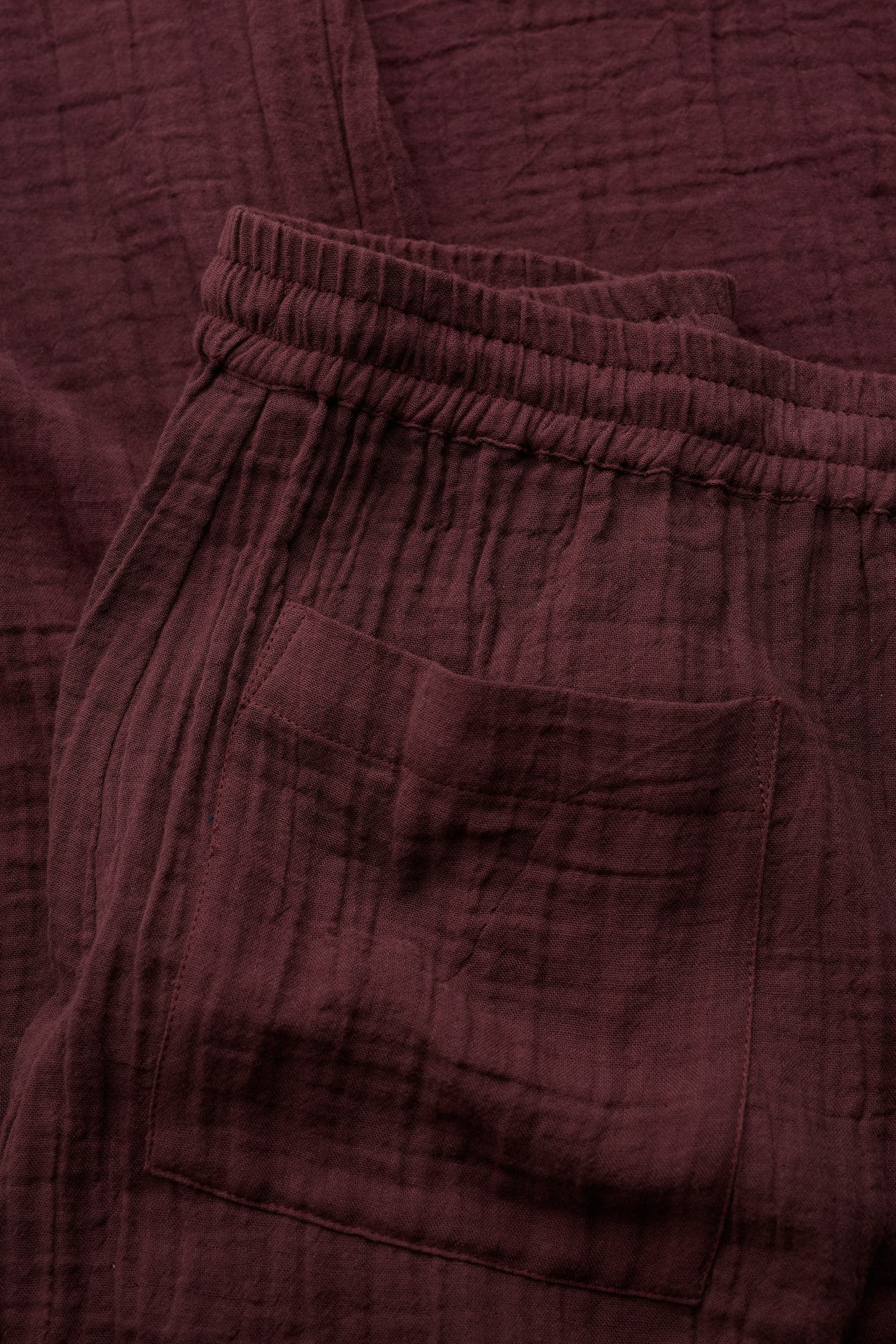 Pantalon large en coton bio Tide Flow