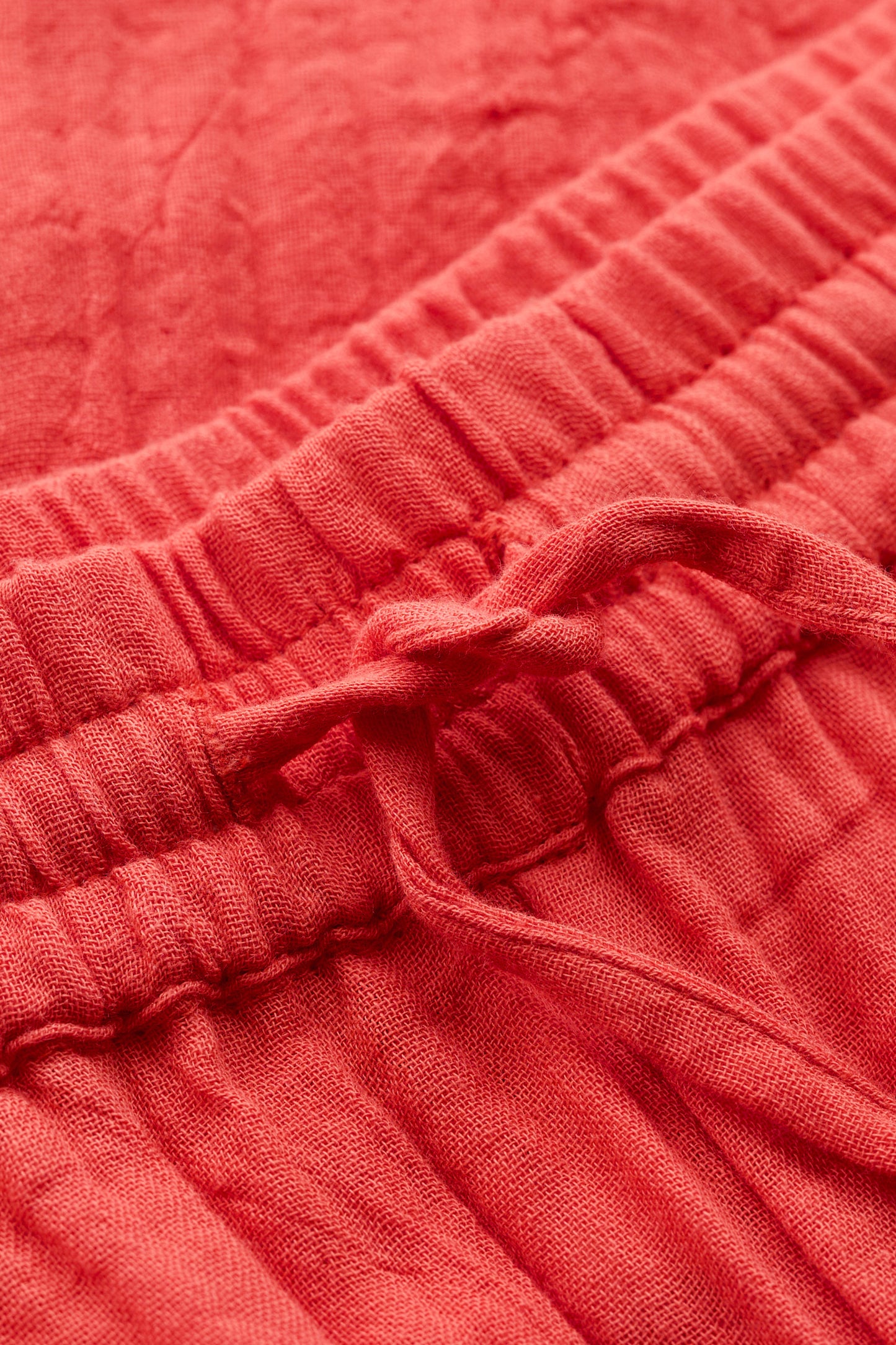 Pantaloni Corti in Cotone Organico a Gamba Larga Tide Flow