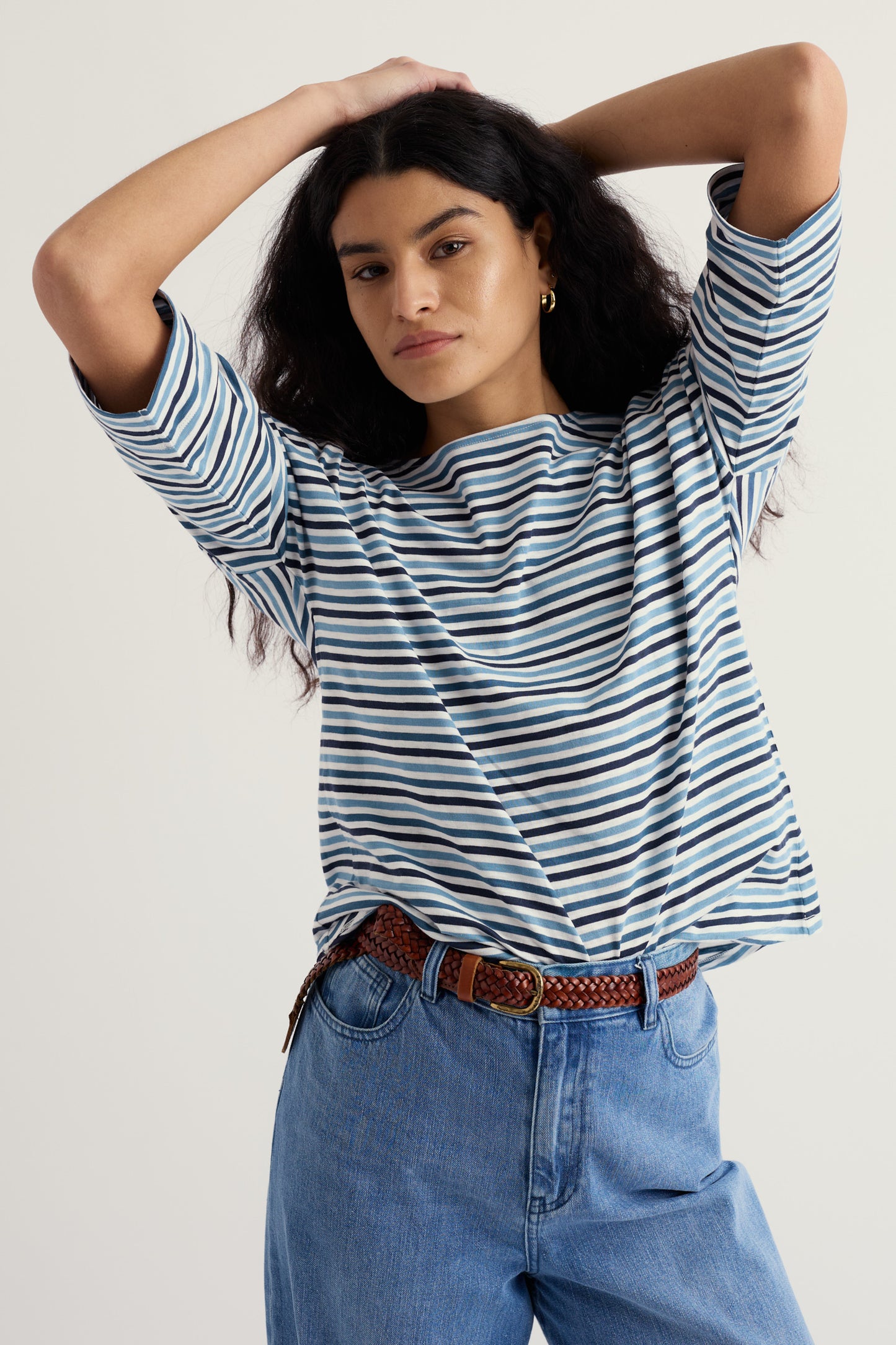 Haut Tremayne Quay Jersey en coton biologique GOTS