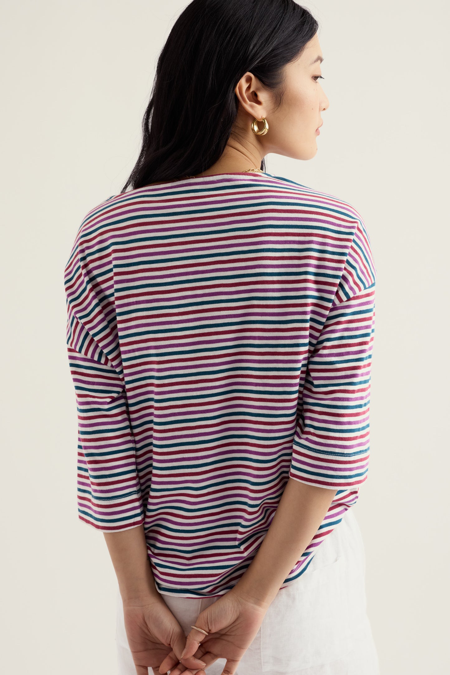 Haut Tremayne Quay Jersey en coton biologique GOTS