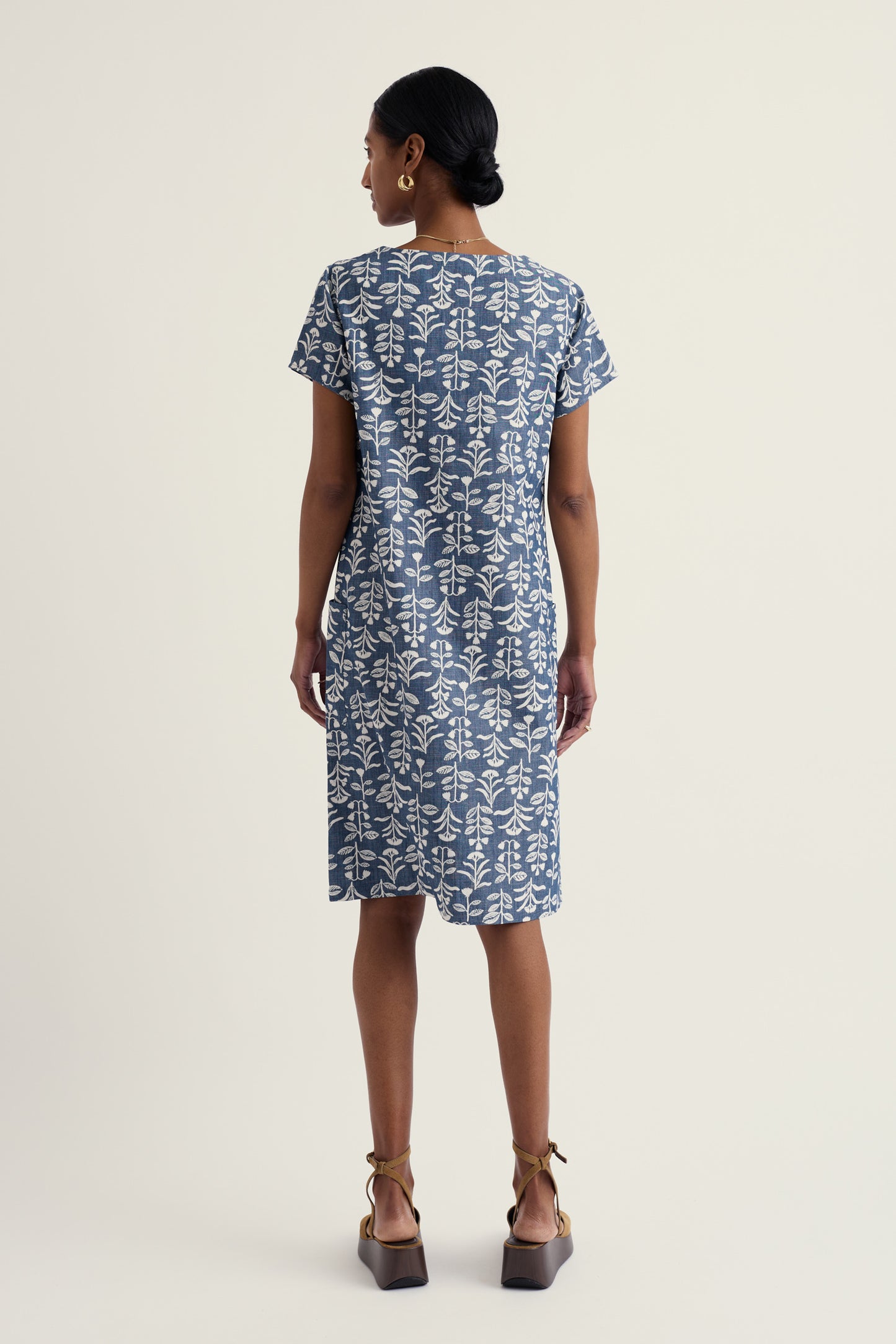 Robe chemise River Cove en chambray de coton biologique