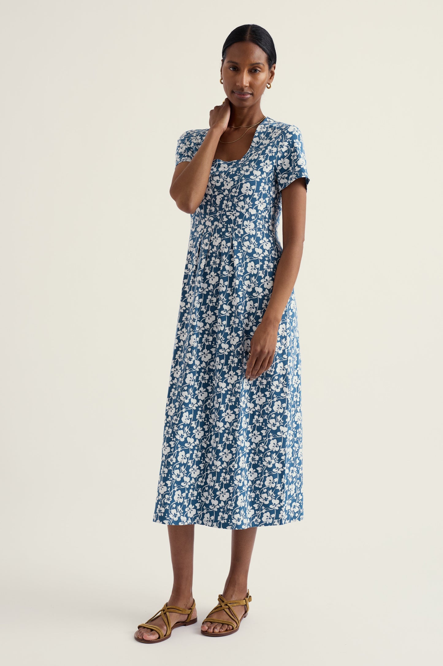 Abito midi a maniche corte Seed Packet  