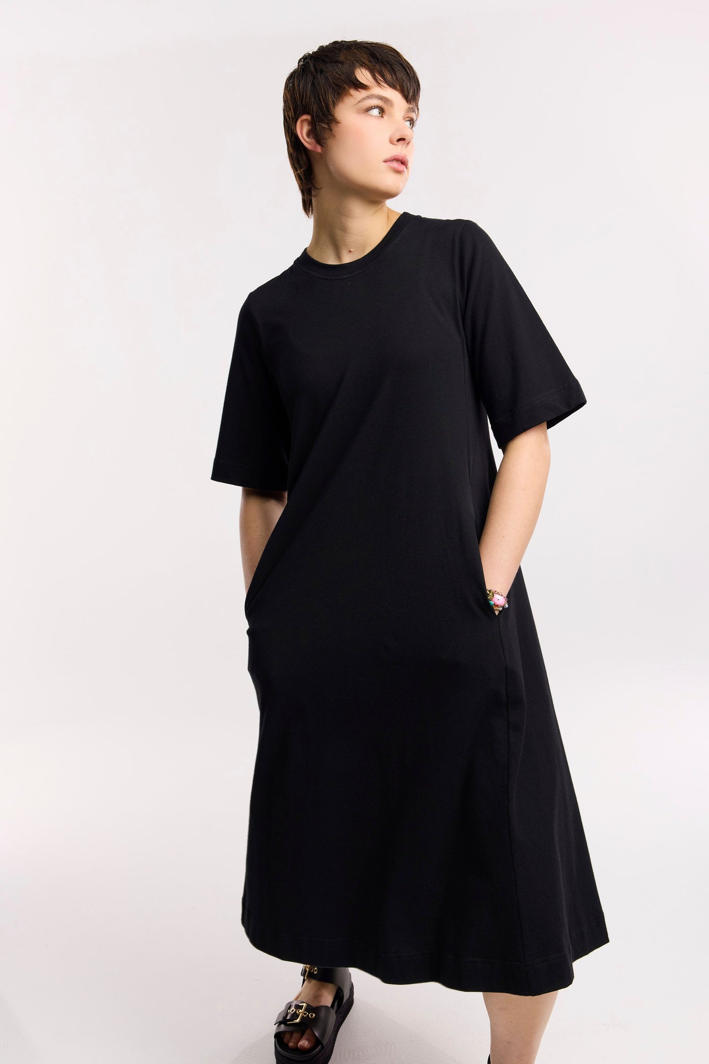 Vestito midi organico Traveller