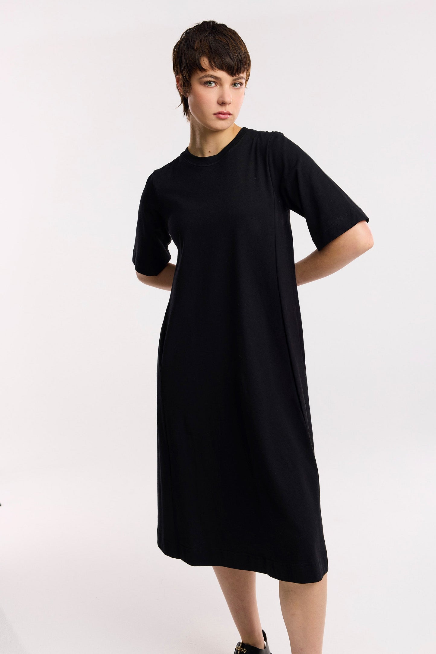 Vestito midi organico Traveller