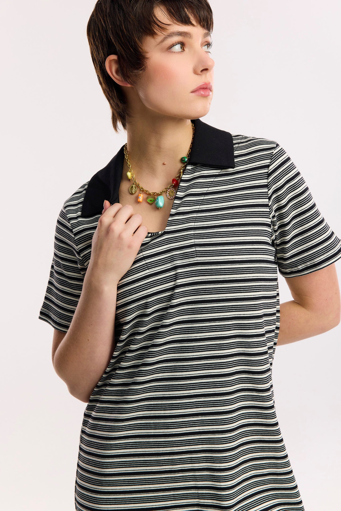Robe polo Traveller côtelée