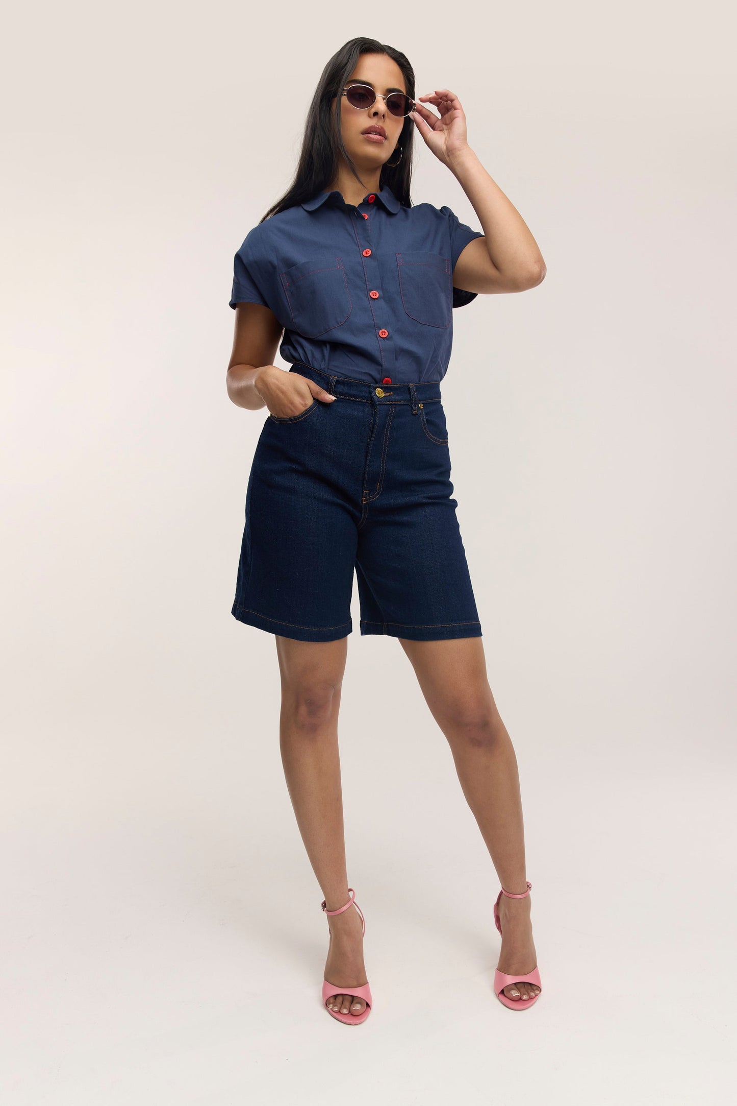 Shorts Companion in Denim
