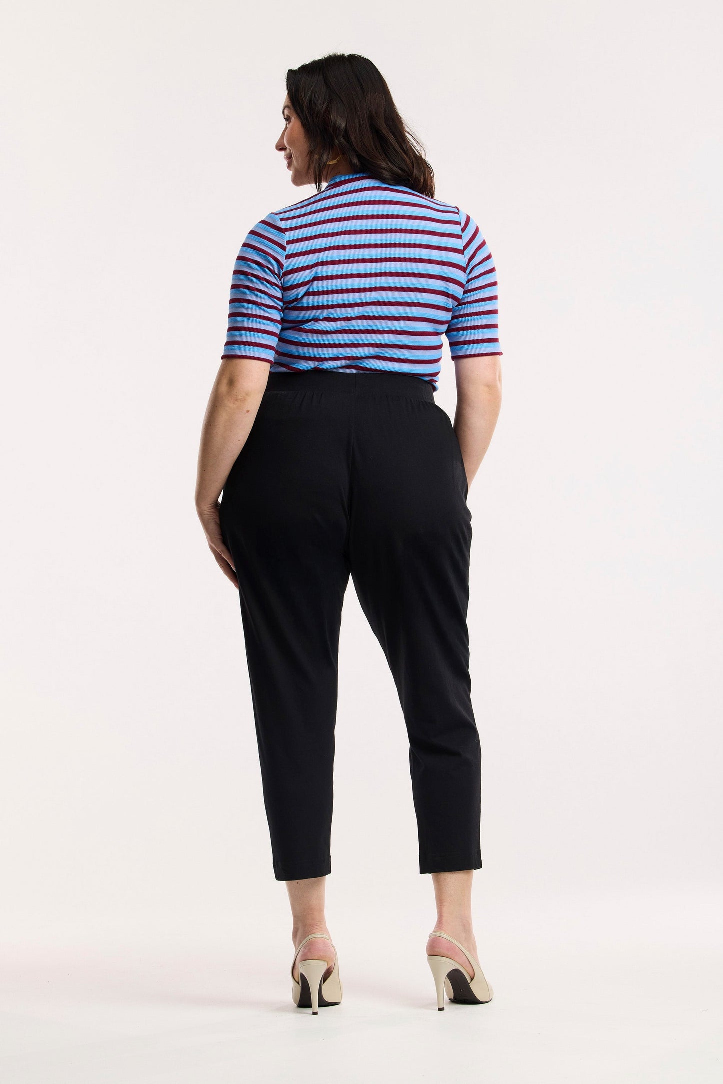 T-shirt a righe waffle Traveller